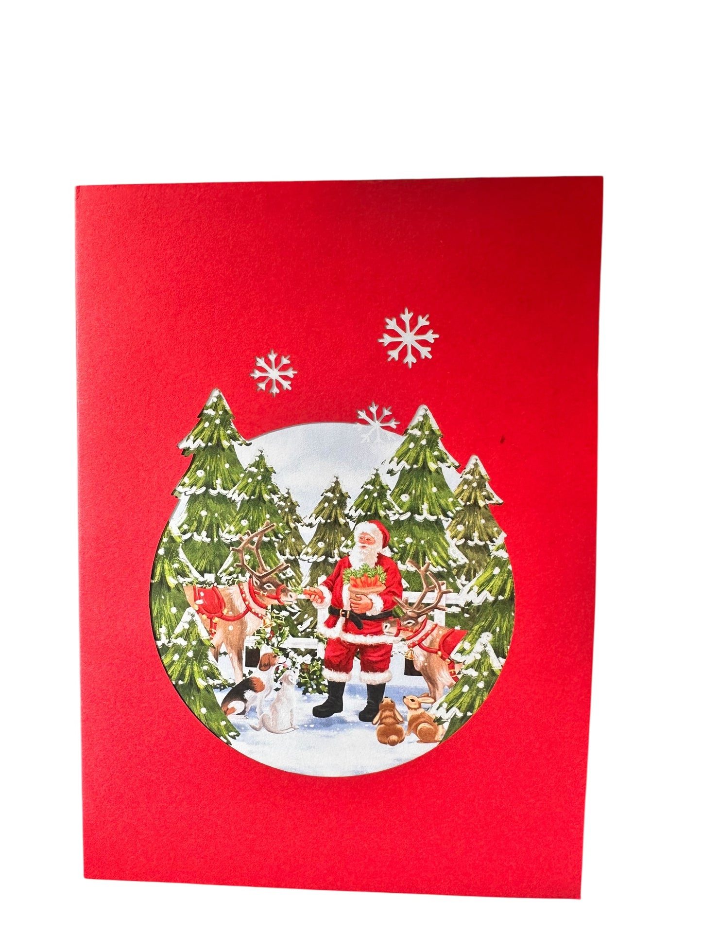 Santa Christmas Pop Up Card