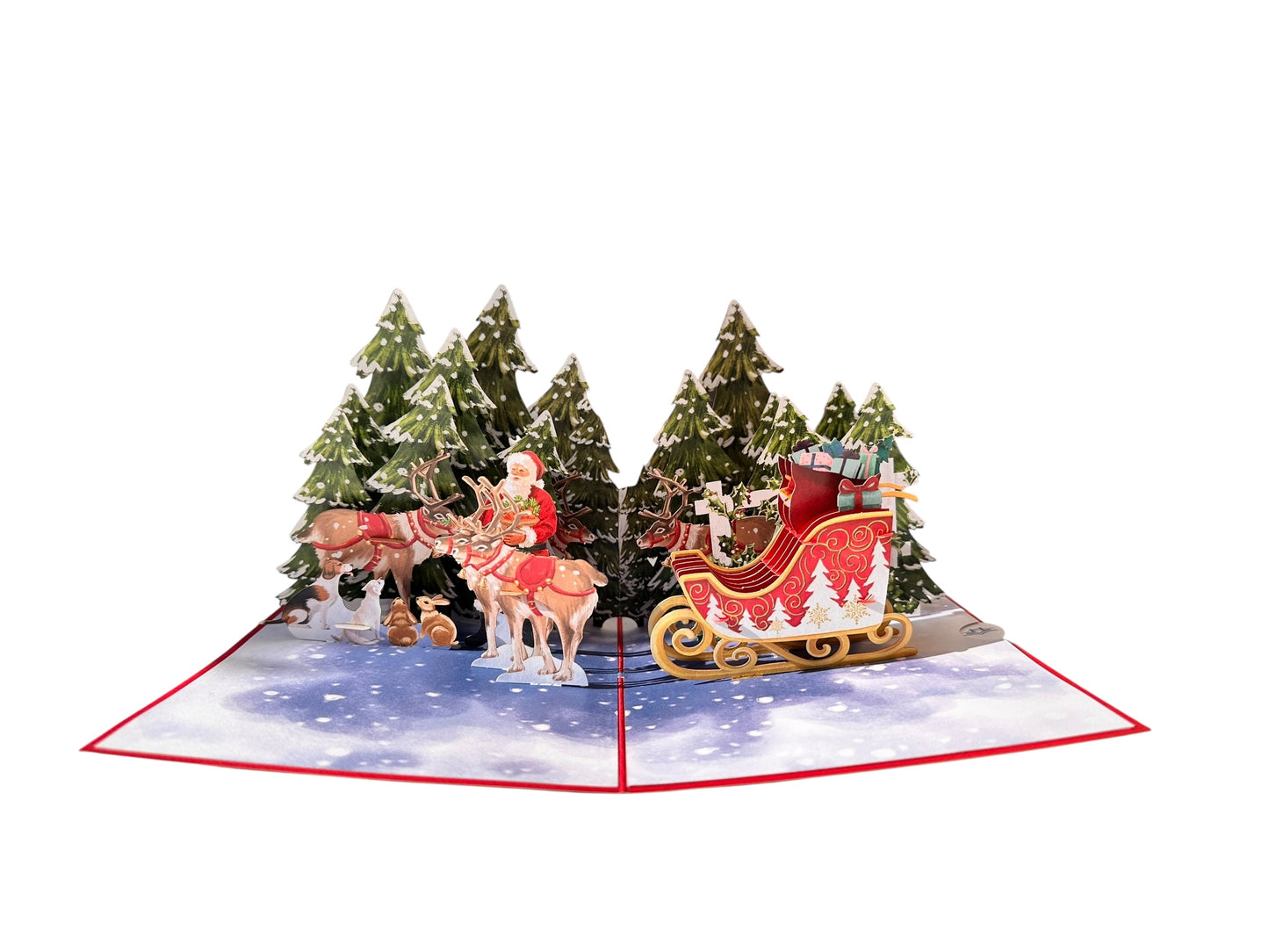 Santa Christmas Pop Up Card
