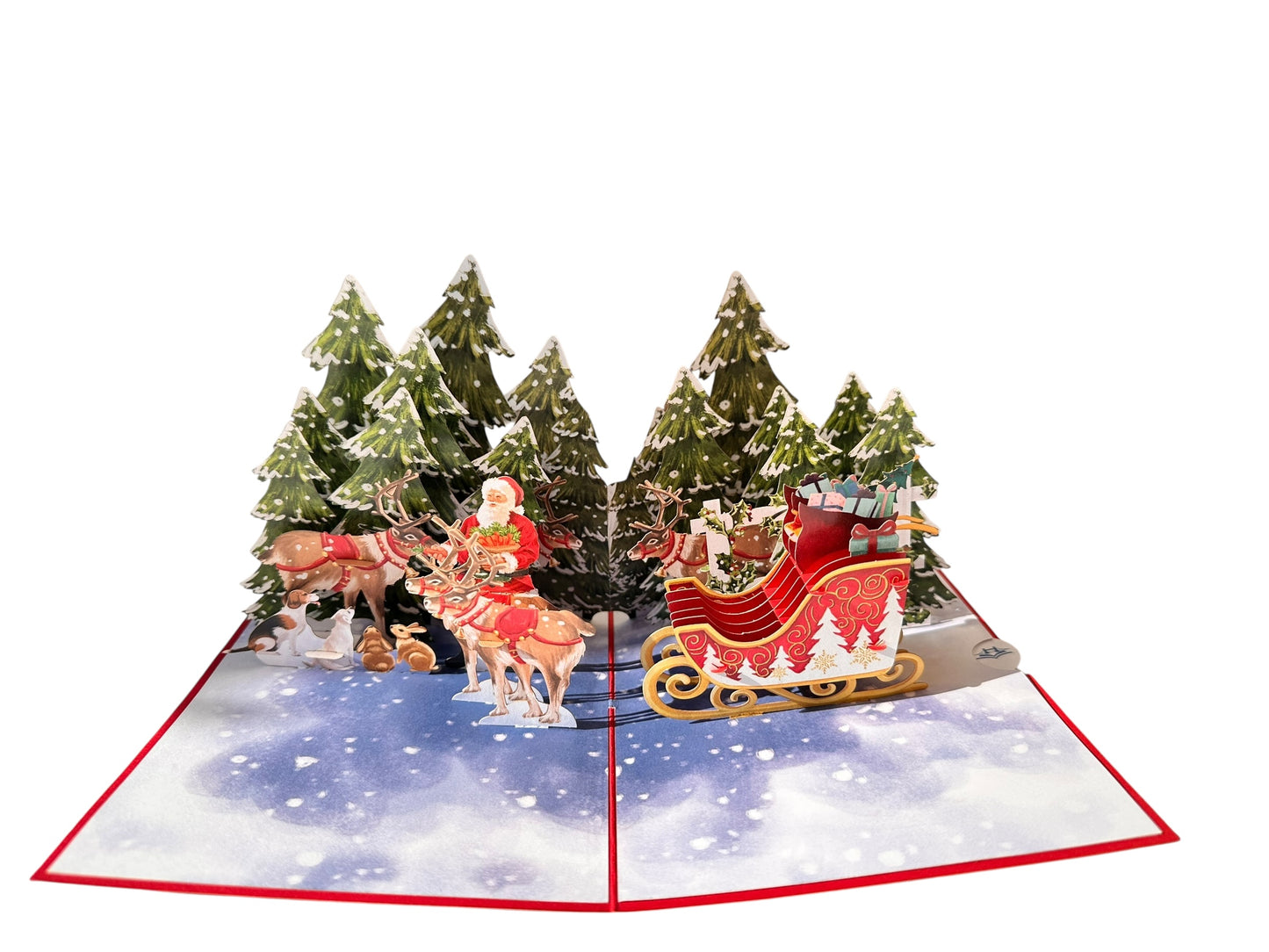 Santa Christmas Pop Up Card