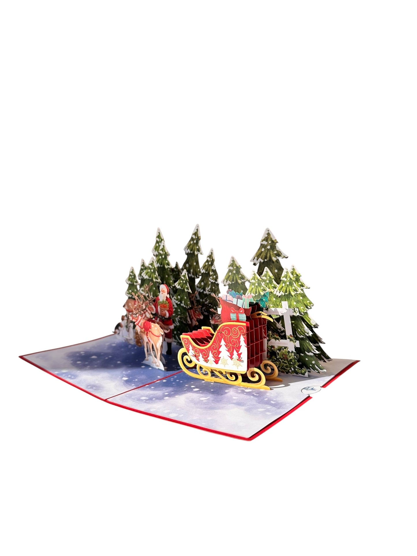 Santa Christmas Pop Up Card