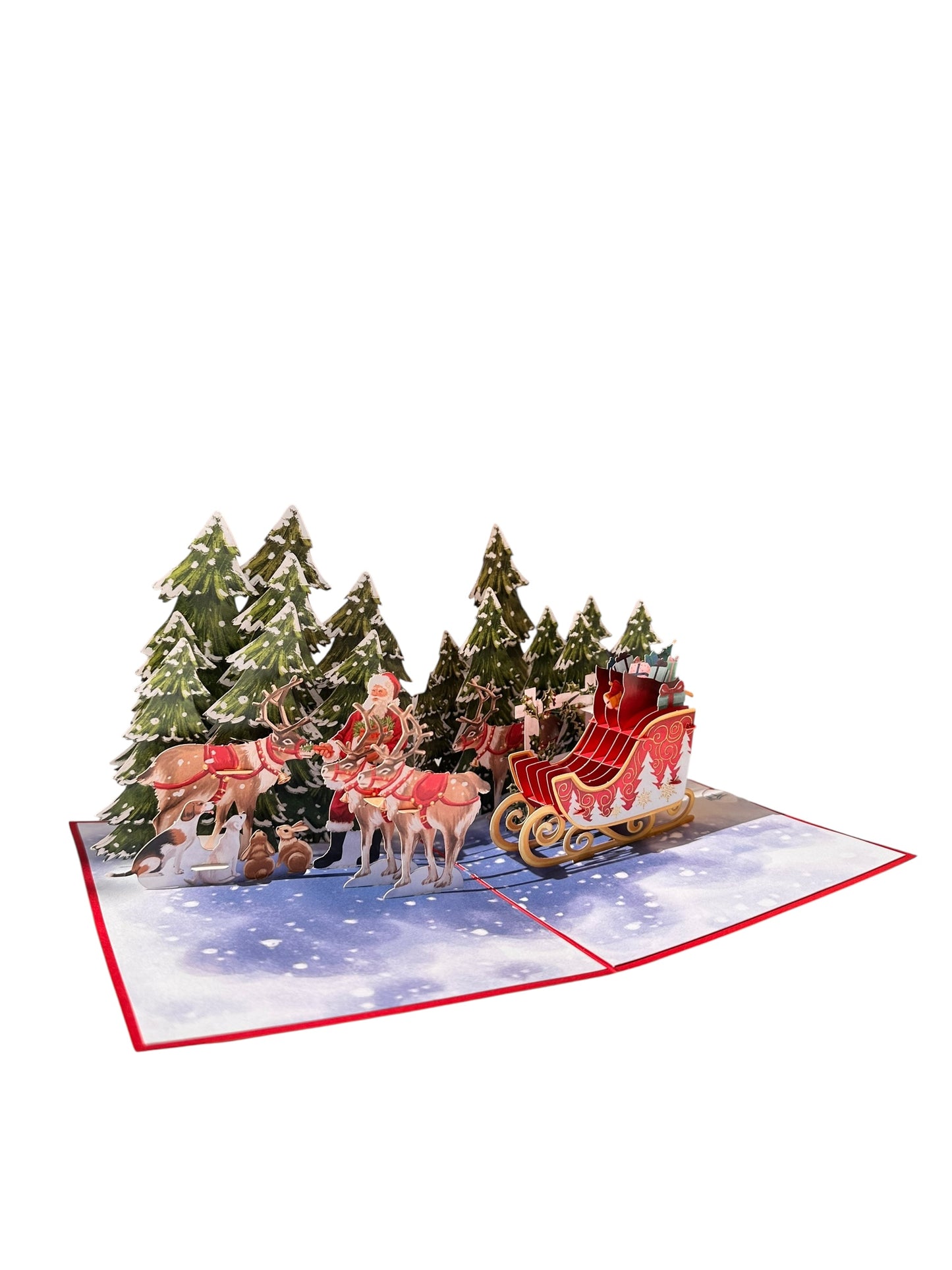 Santa Christmas Pop Up Card