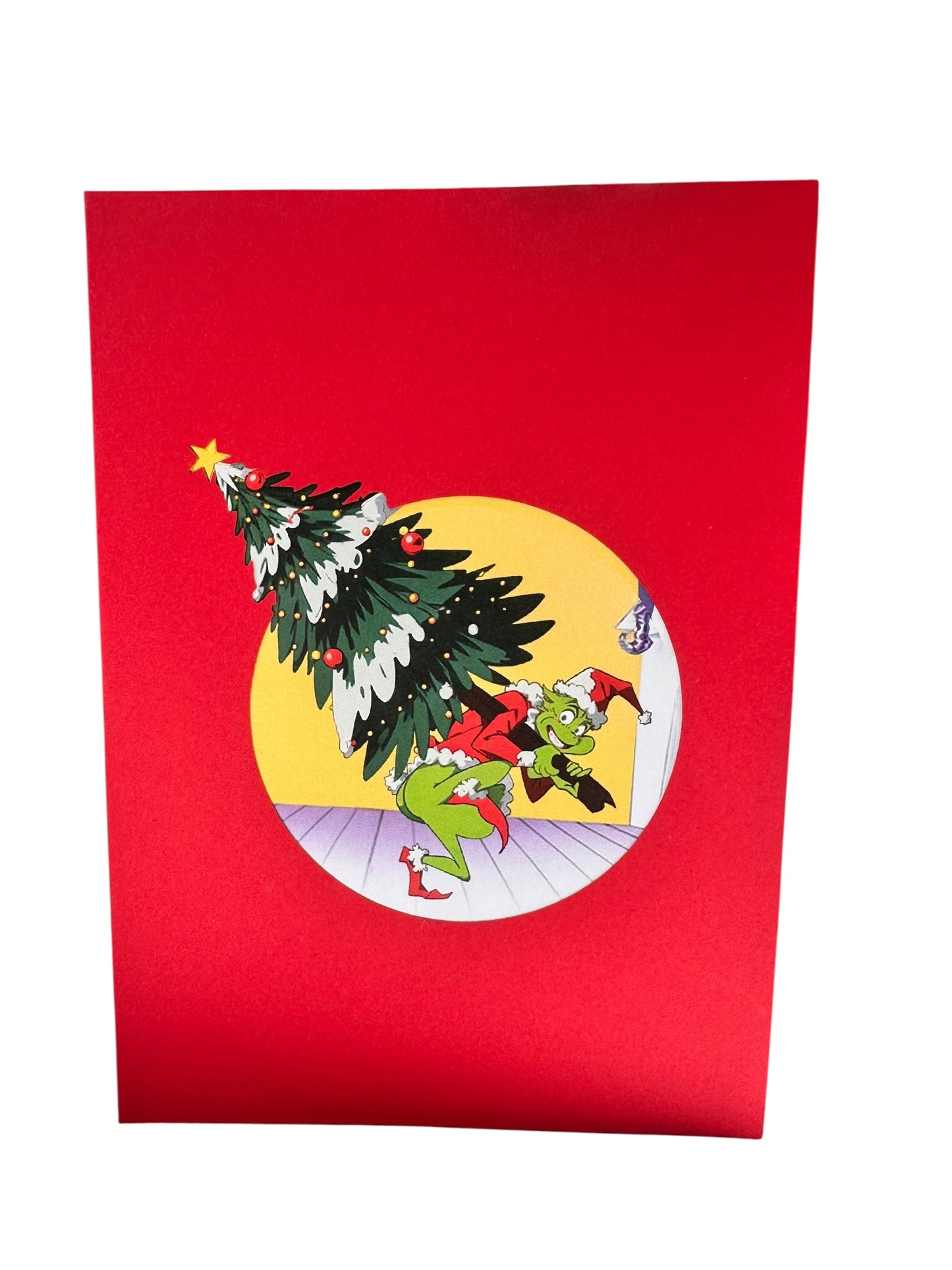 The Grinch  Christmas Pop Up Card