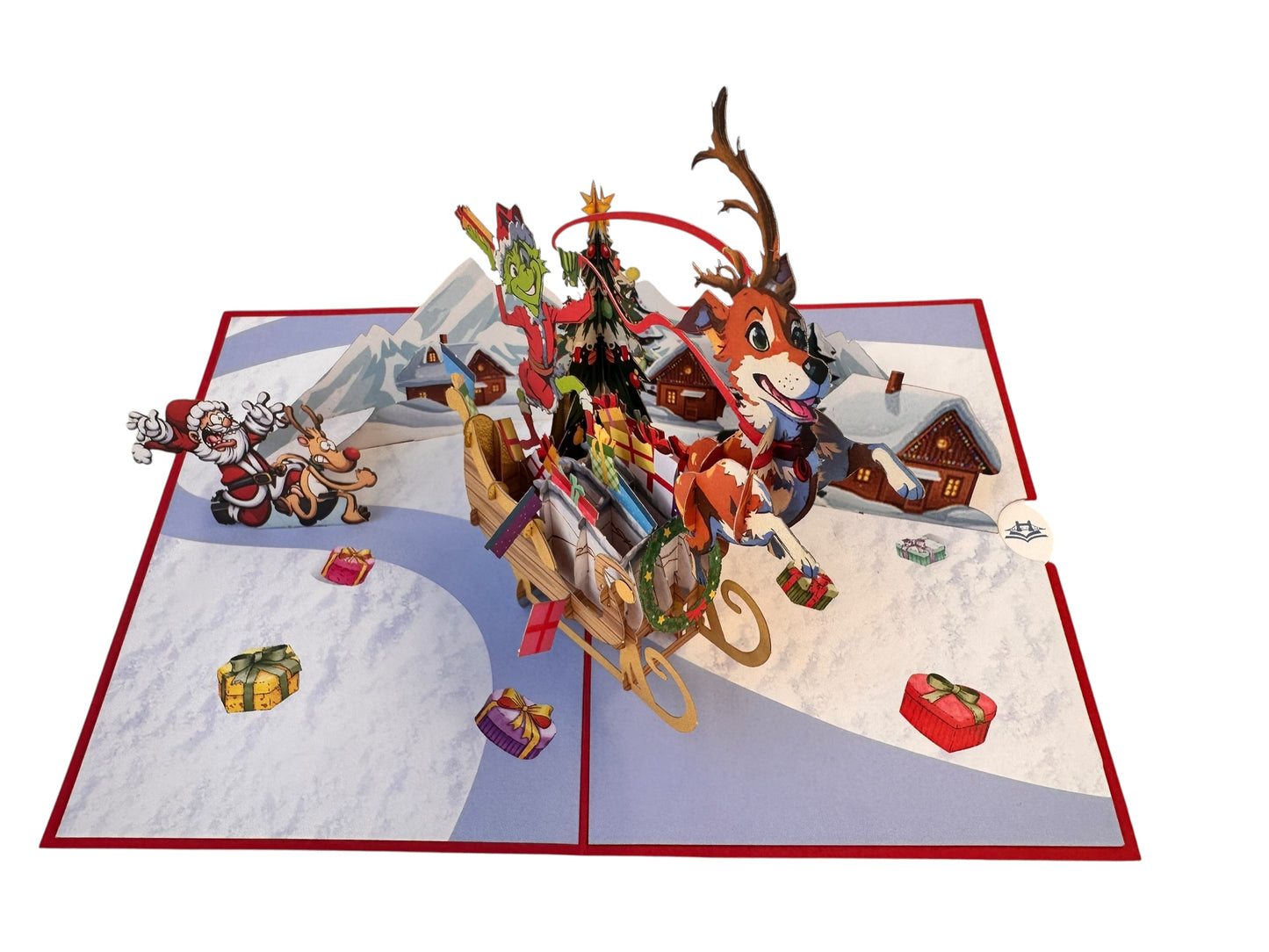 The Grinch  Christmas Pop Up Card