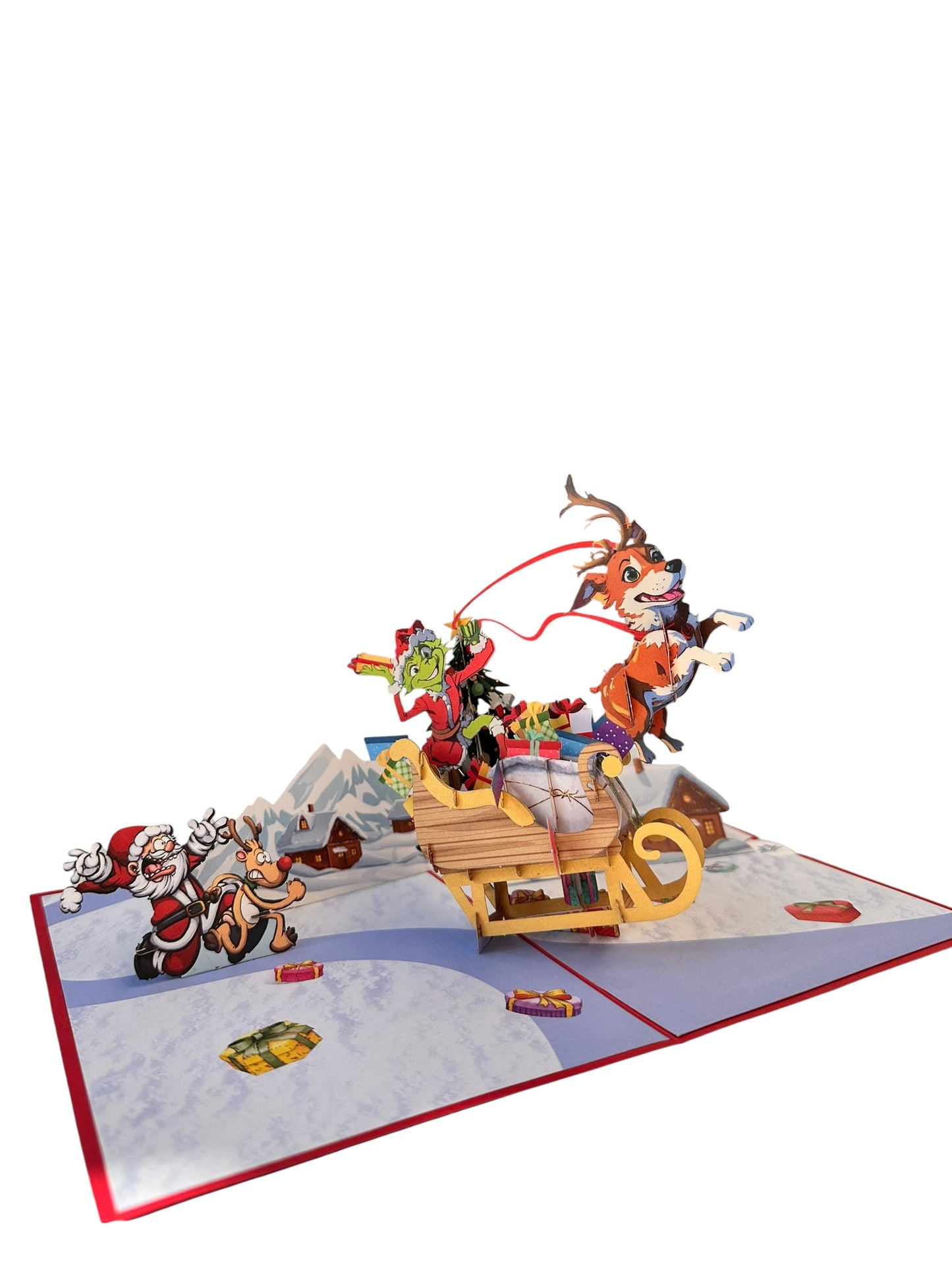 The Grinch  Christmas Pop Up Card