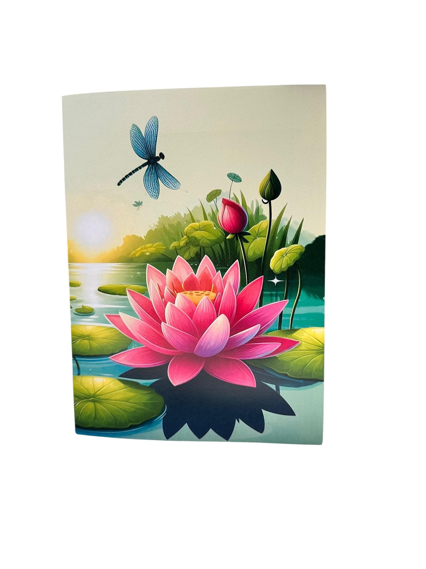 dragonfly and  butterfly  Pop Up Card