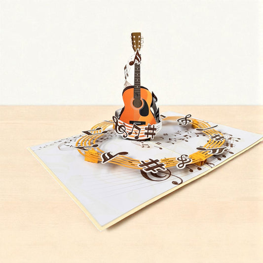 Guitar Pop Up Card