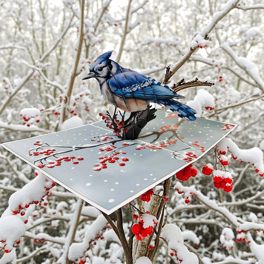 Blue jay Pop Up Card