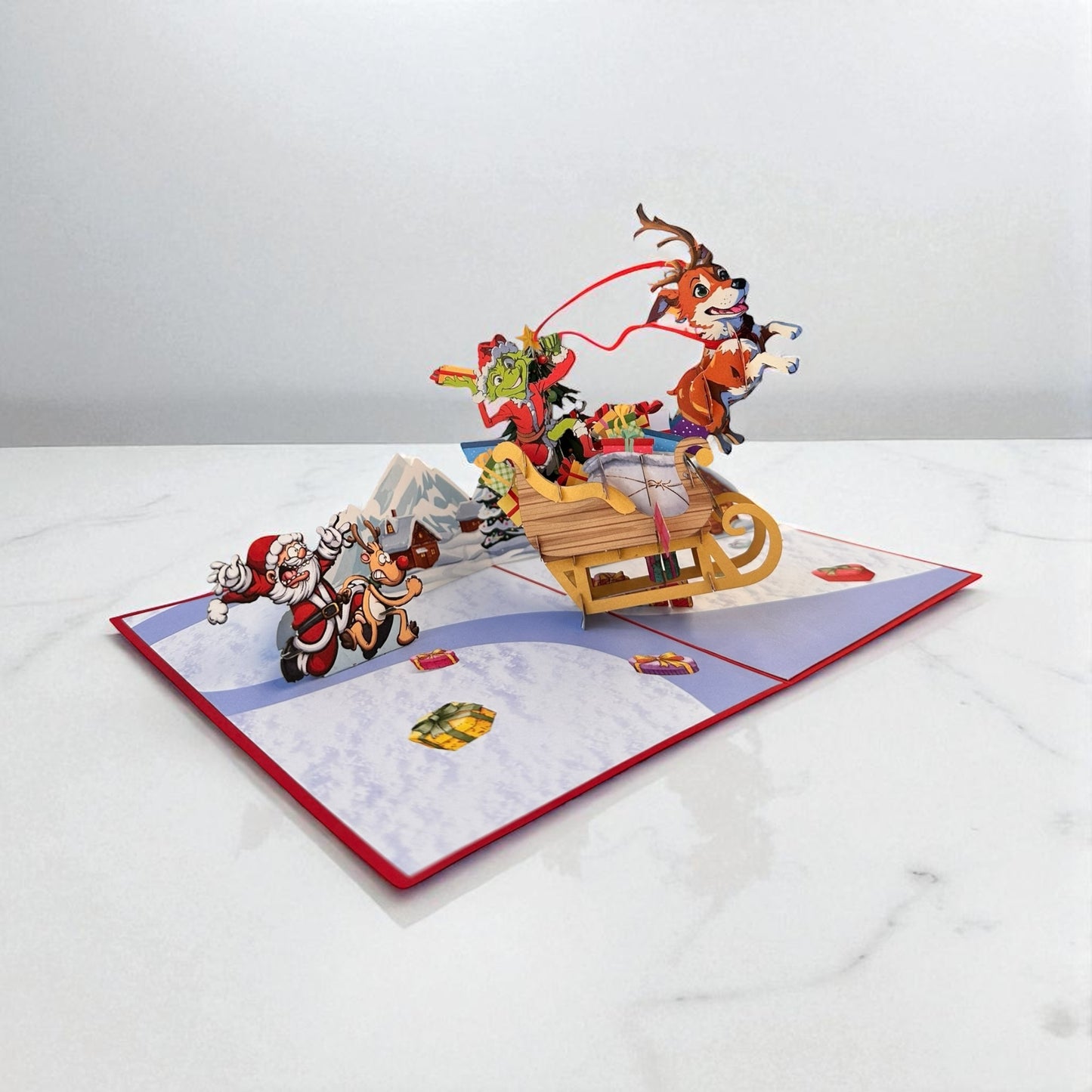 The Grinch  Christmas Pop Up Card