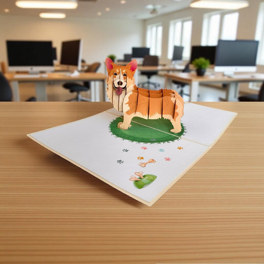 Corgy Pop-Up Card