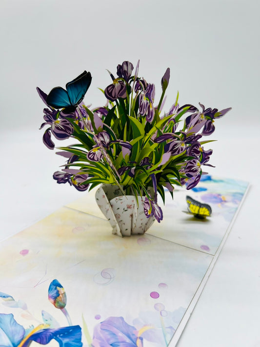 Irish flower  Pop Up Card