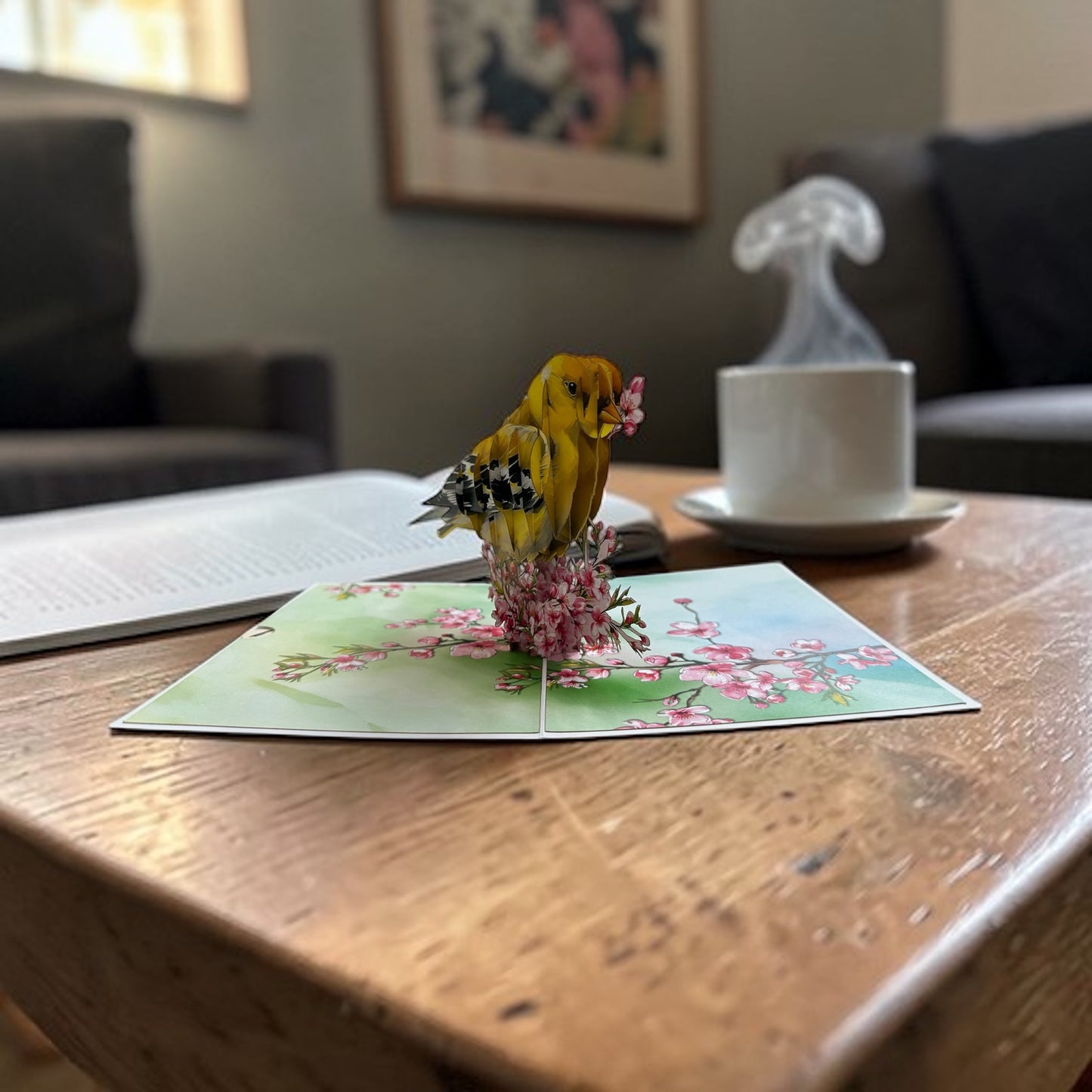 American Goldfinch  Pop Up Card