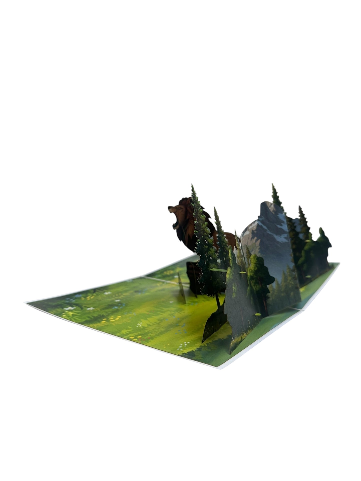 Keep Calm and Roar  Pop Up Card