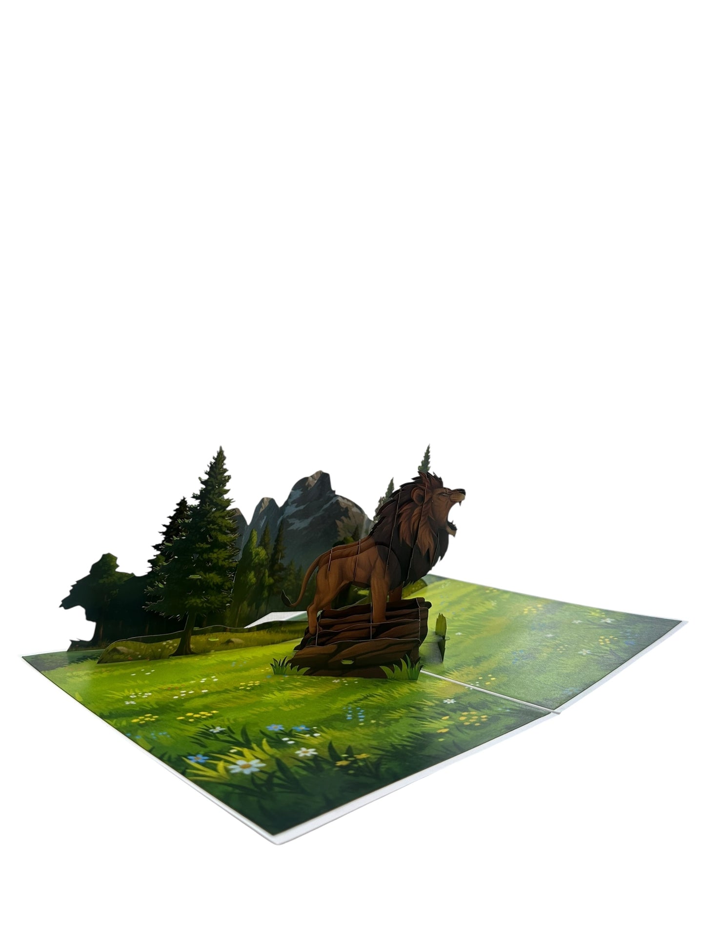 Keep Calm and Roar  Pop Up Card