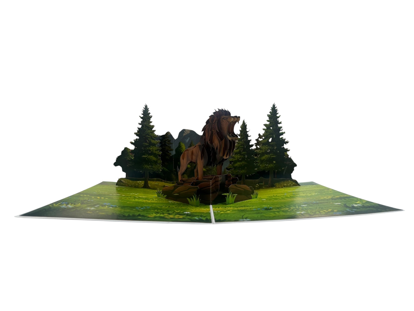 Keep Calm and Roar  Pop Up Card