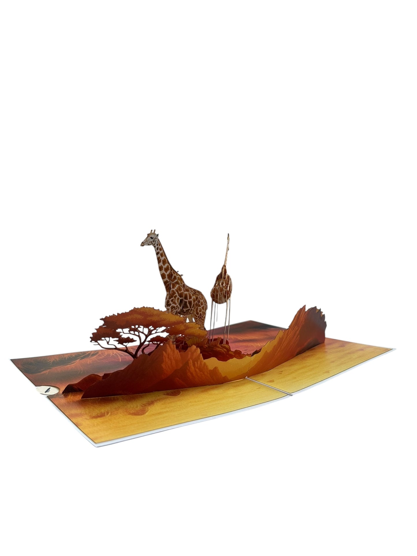 Giraffe Pop Up Card