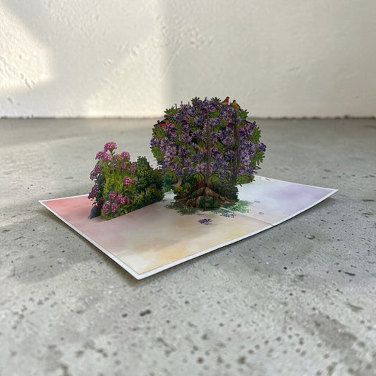 Jacaranda Tree Pop Up Card