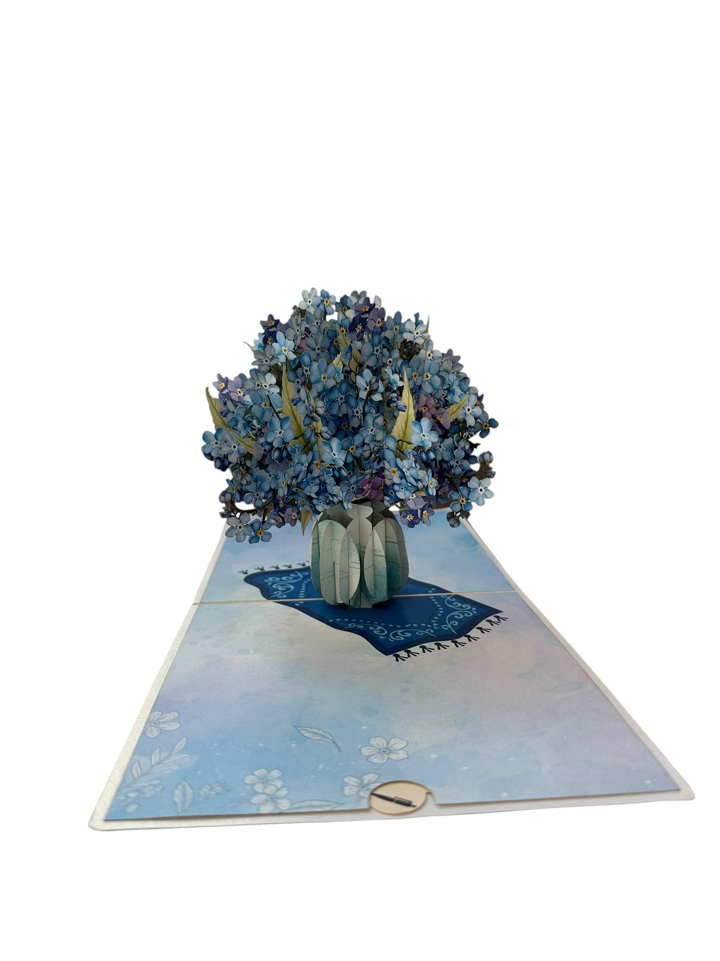 Orchid Harmony  Pop Up Card