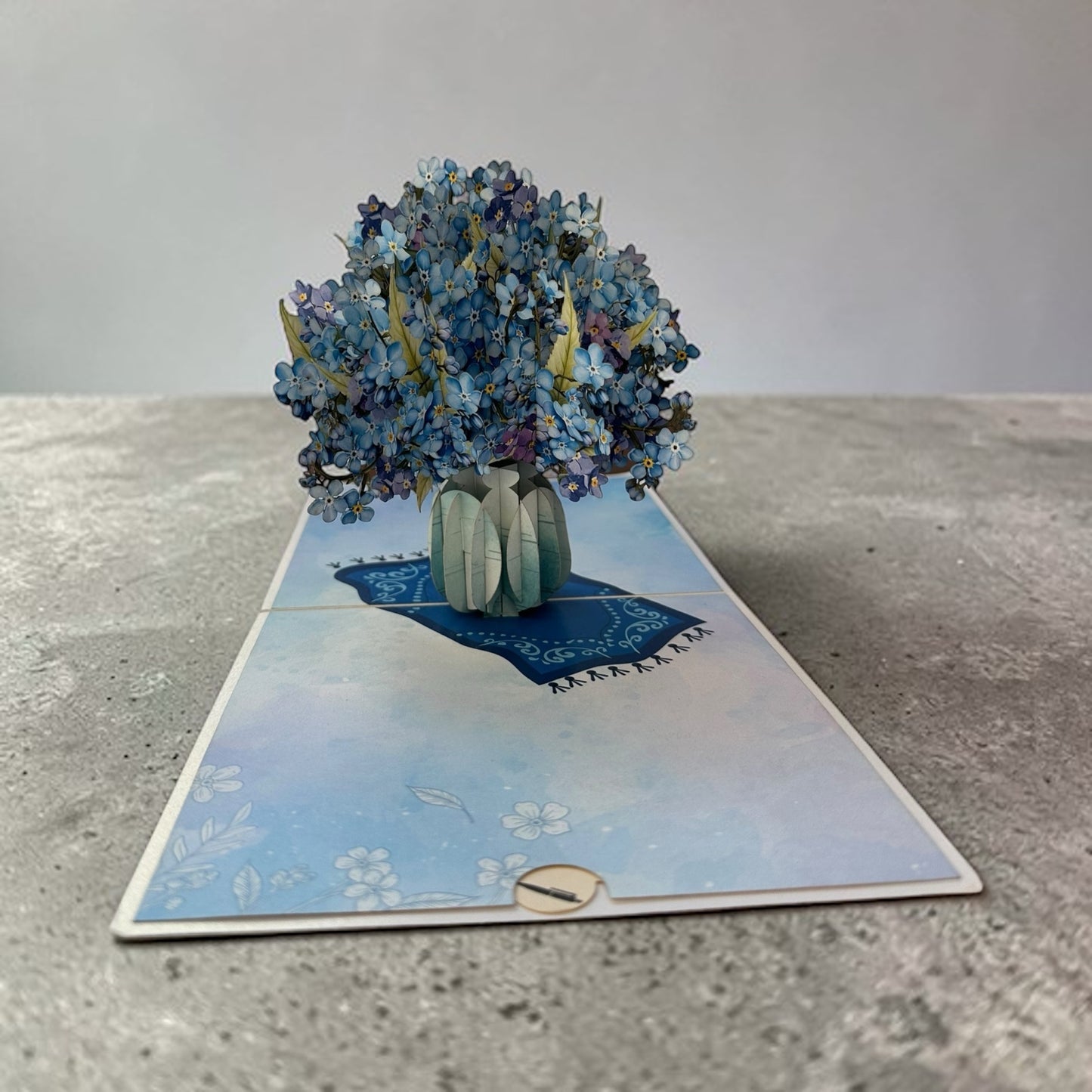 Orchid Harmony  Pop Up Card