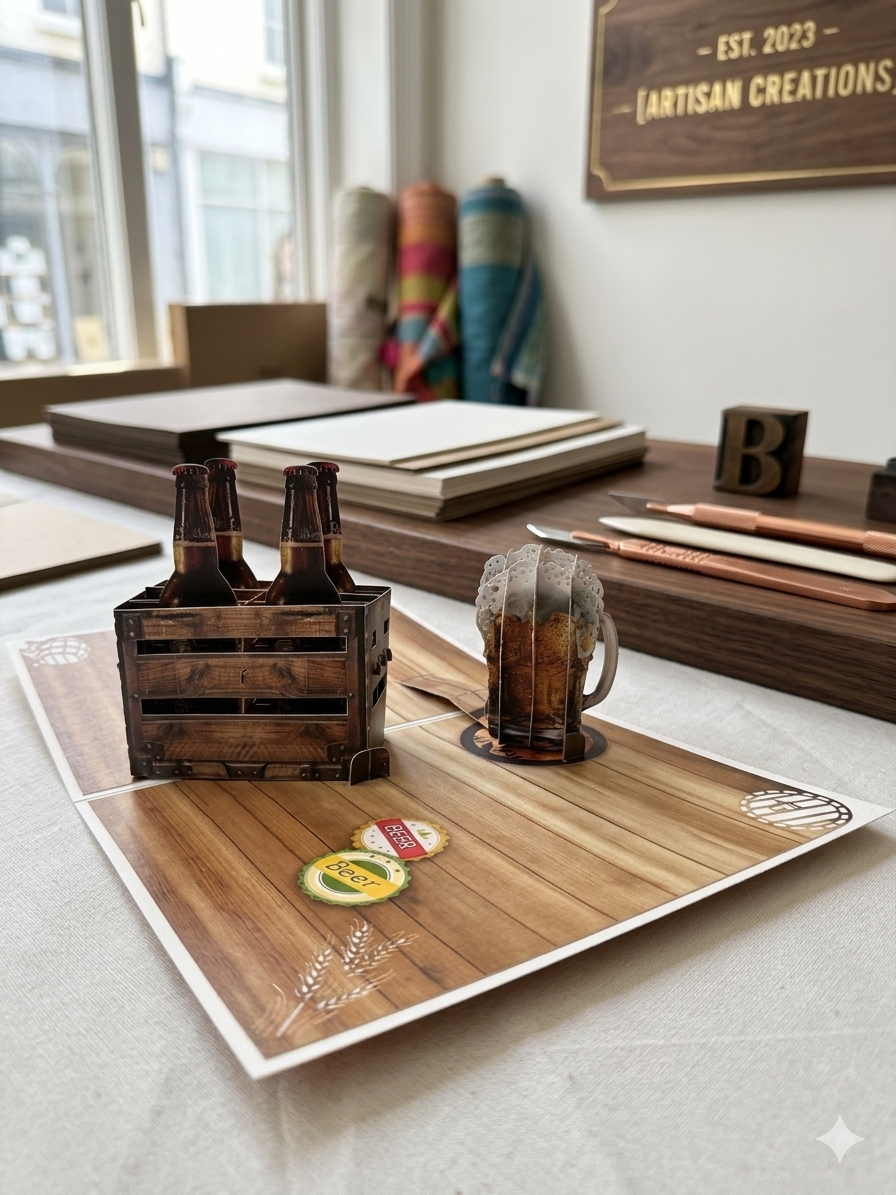 Beer Pop-Up Card