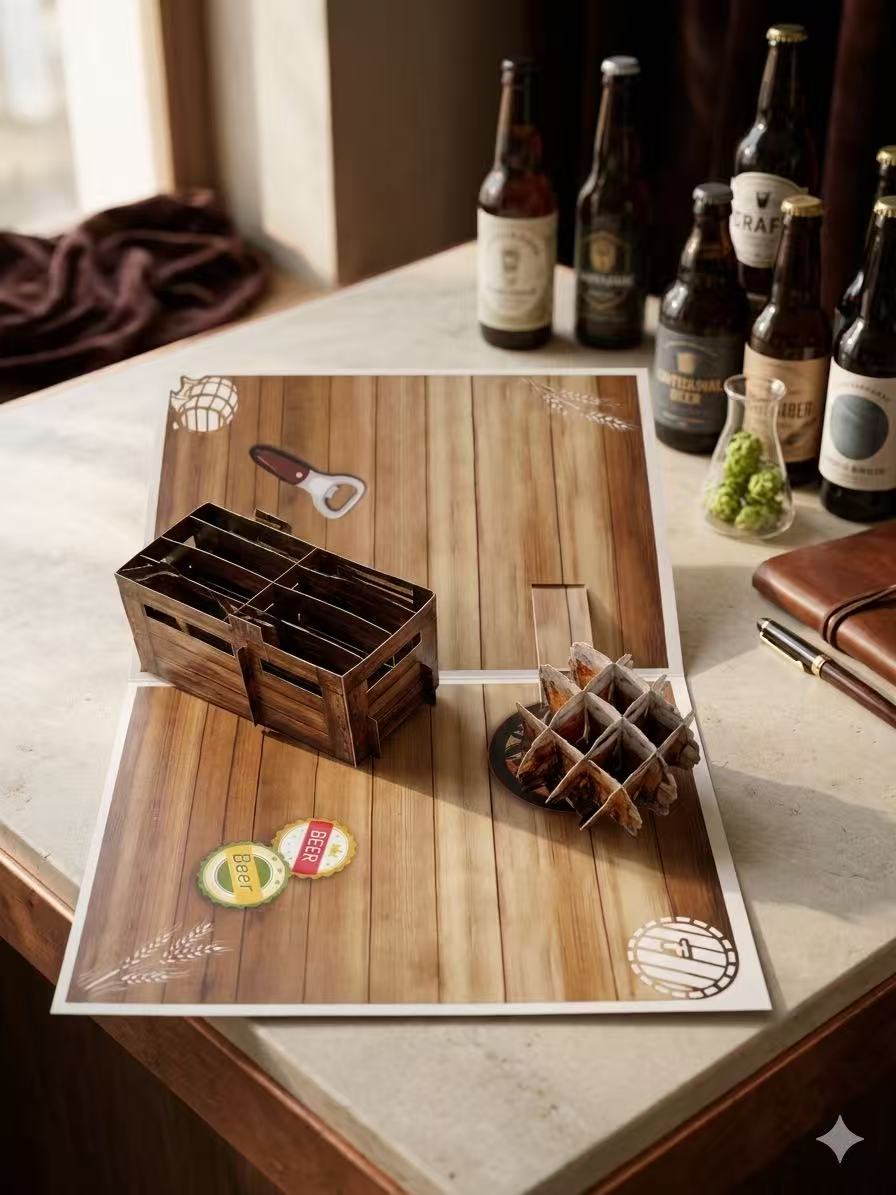 Beer Pop-Up Card