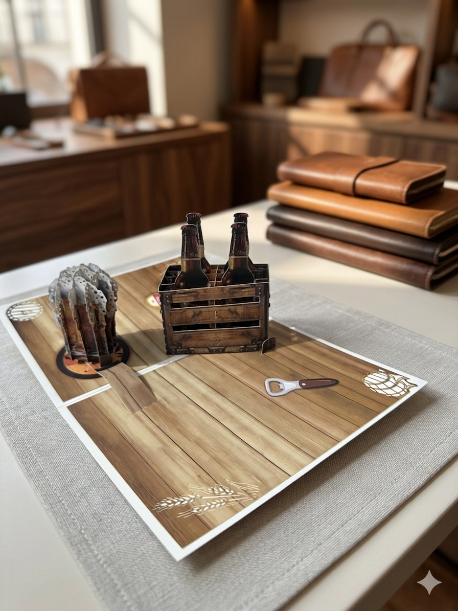 Beer Pop-Up Card