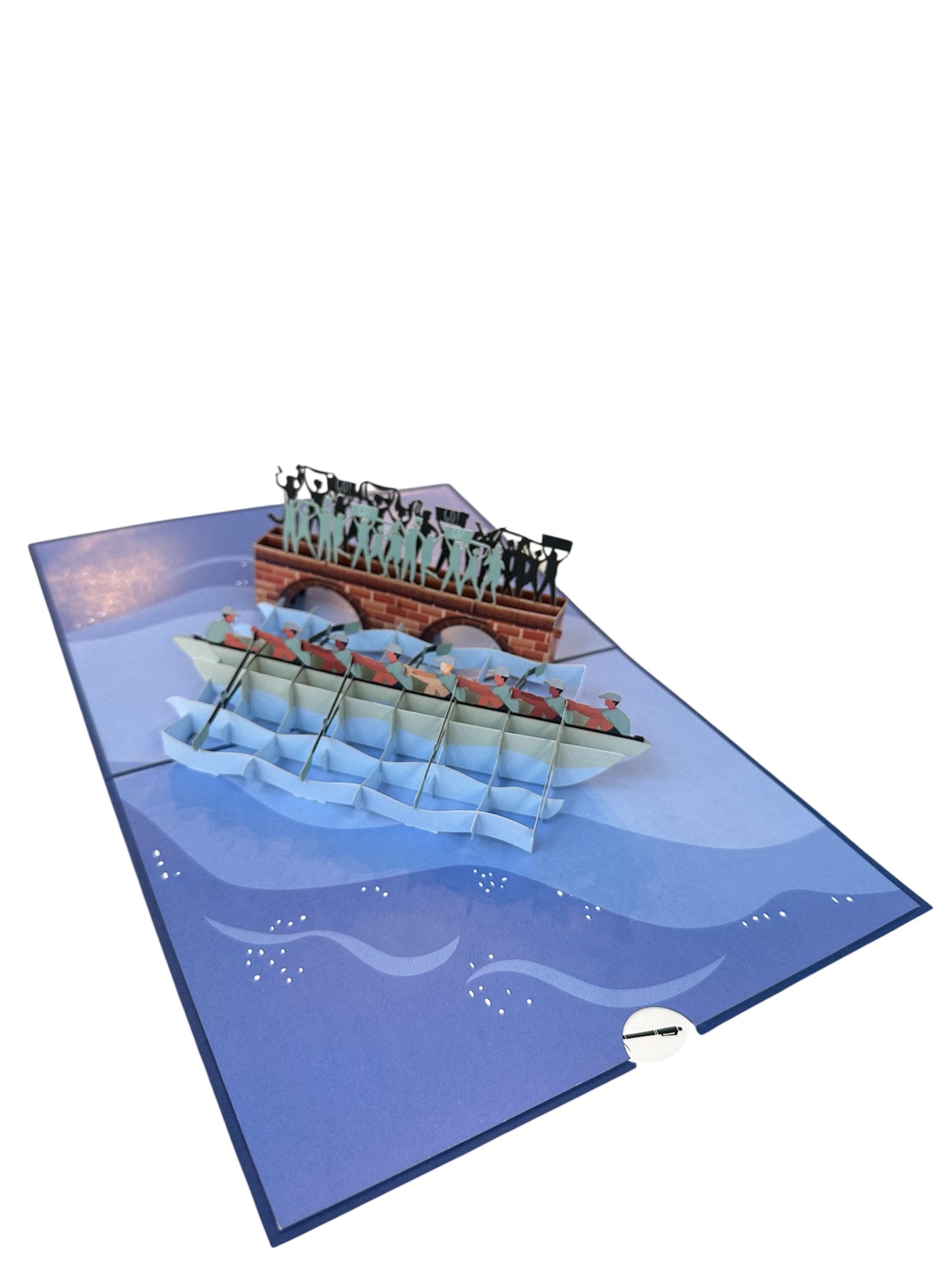 Rowing  Pop-Up Card