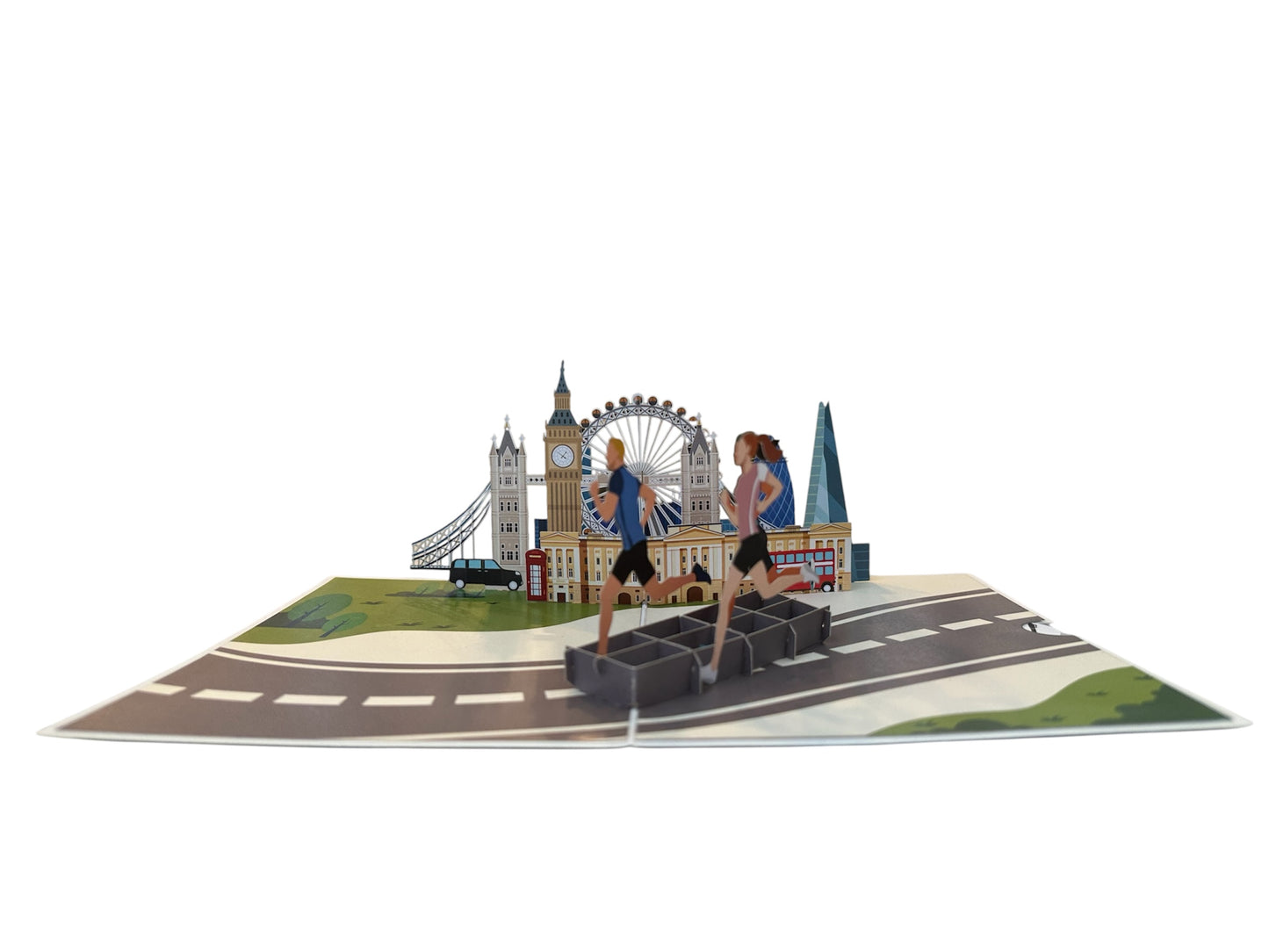 Running Pop-Up Card