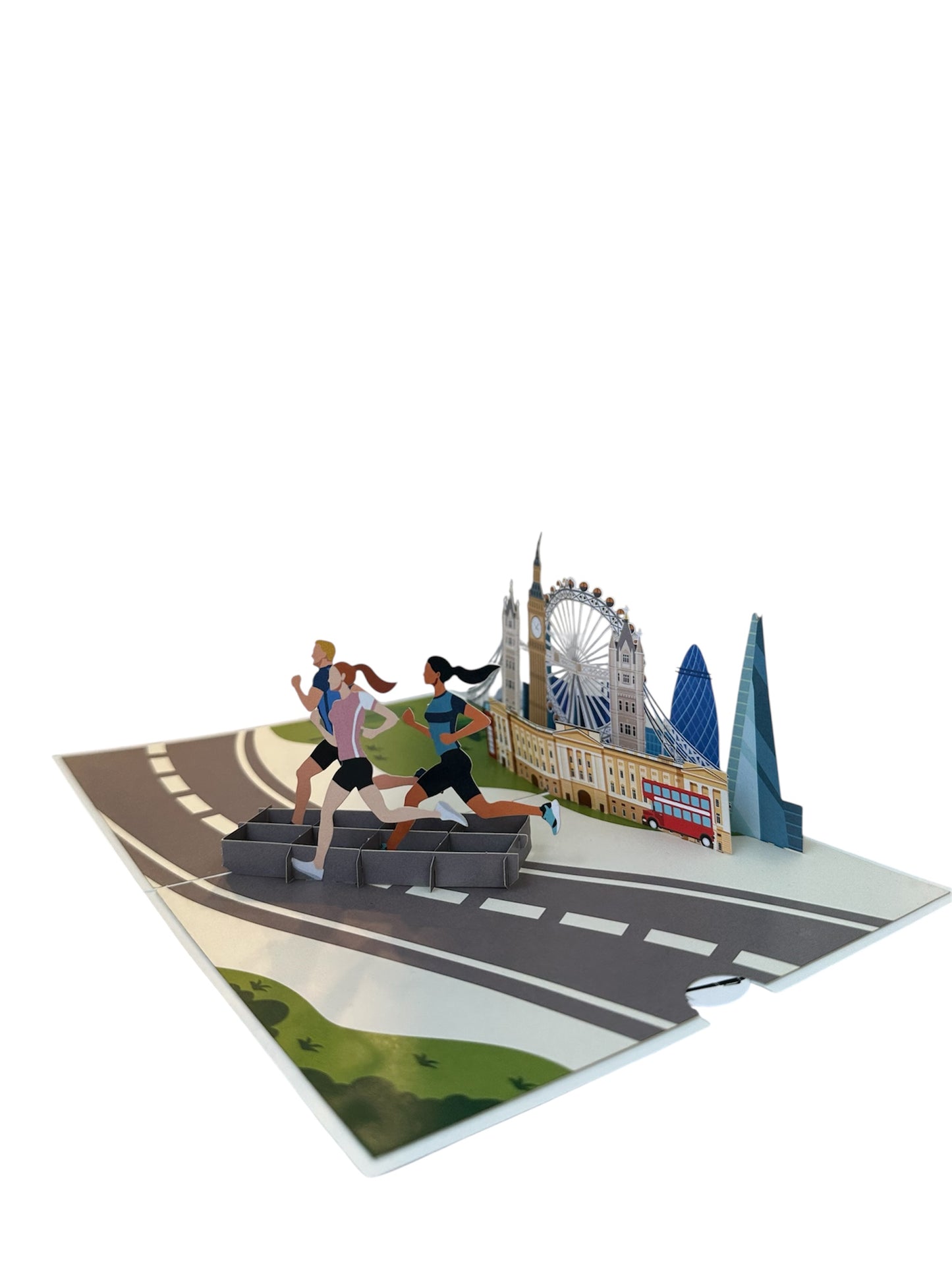 Running Pop-Up Card