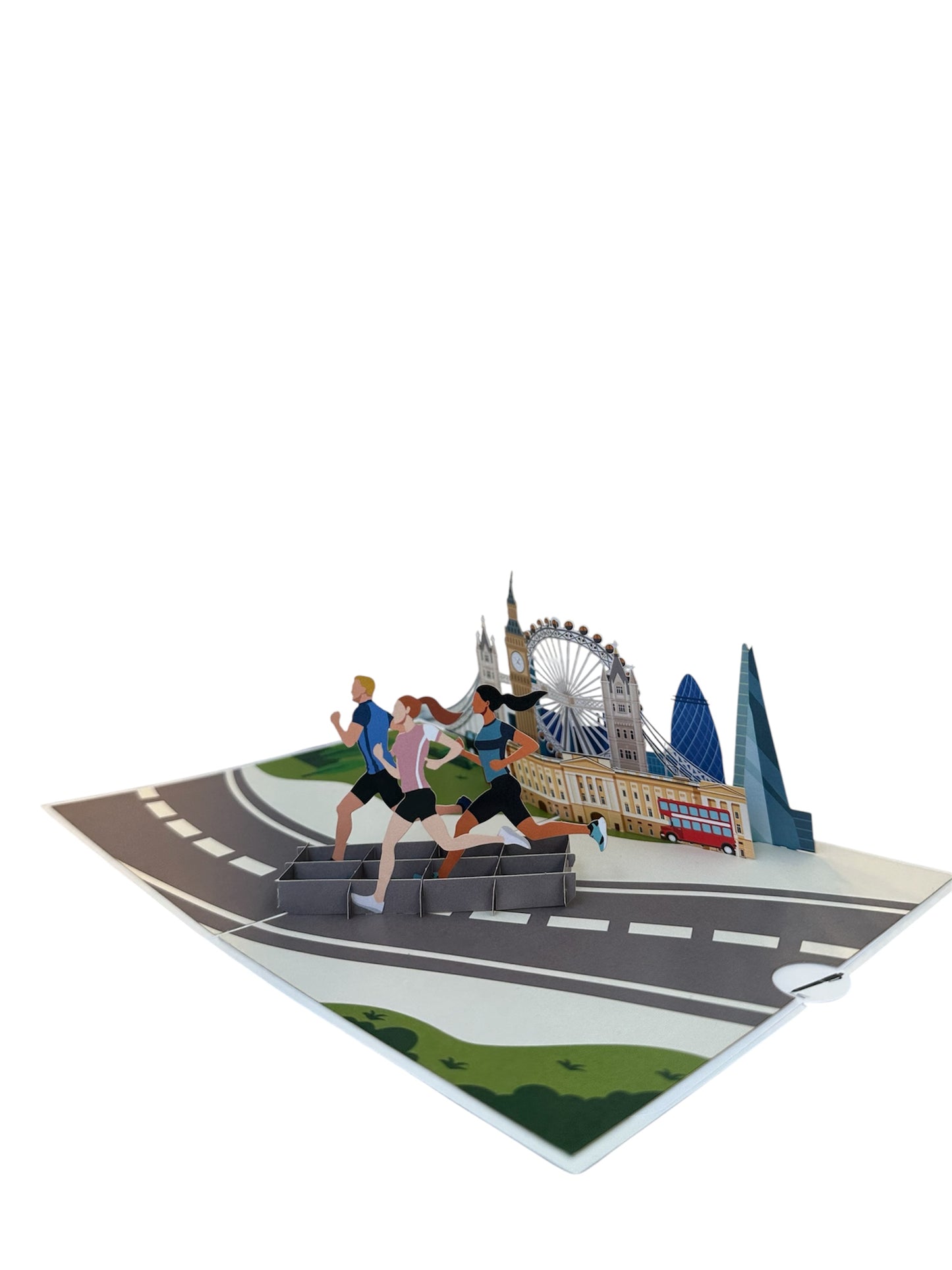 Running Pop-Up Card