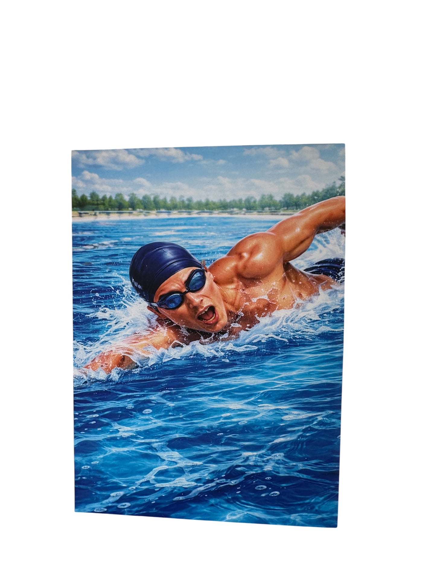 Swiming  Pop-Up Card