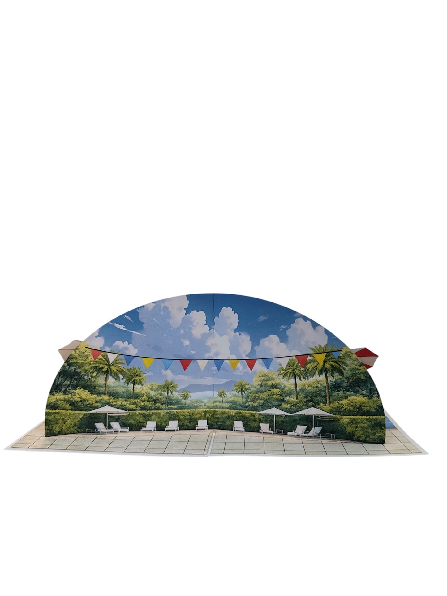 Swiming  Pop-Up Card