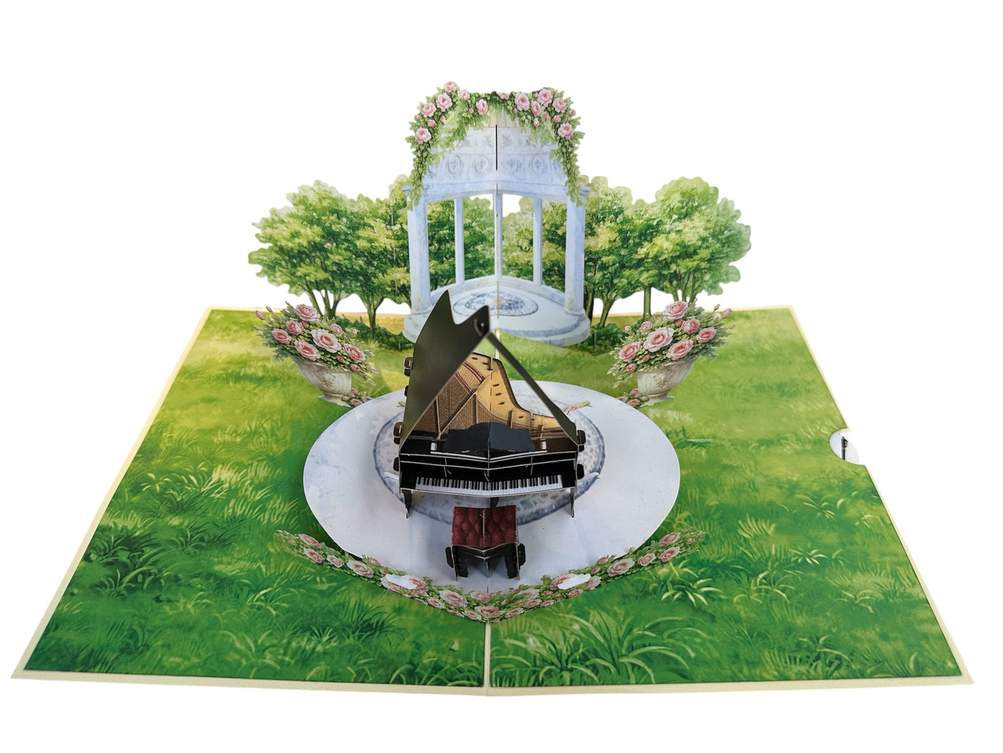 Piano pop up card