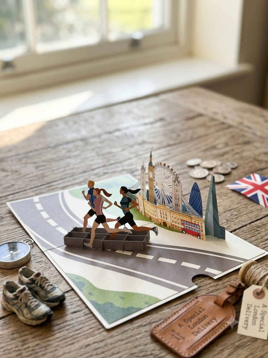 Running Pop-Up Card