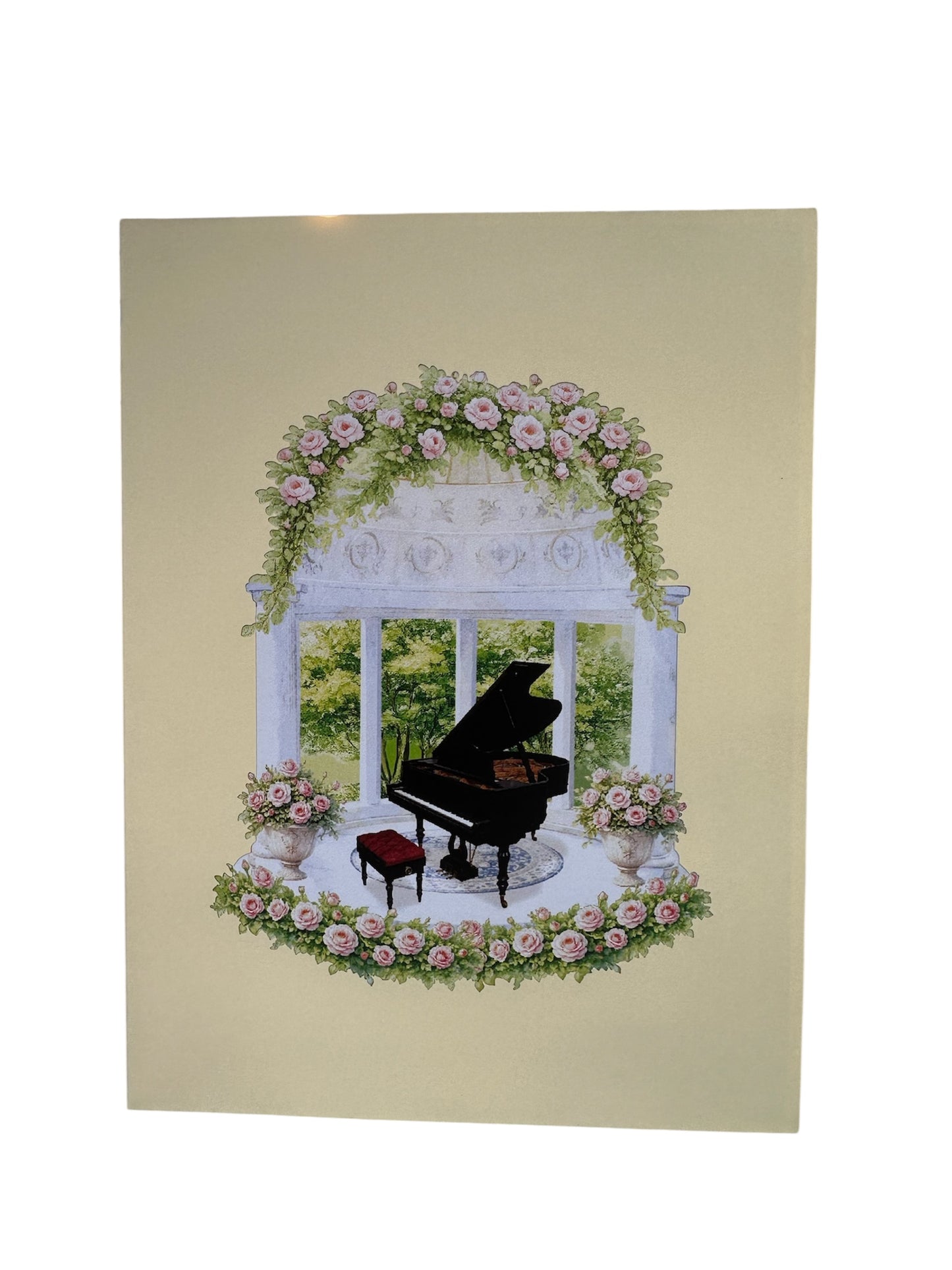 Piano pop up card