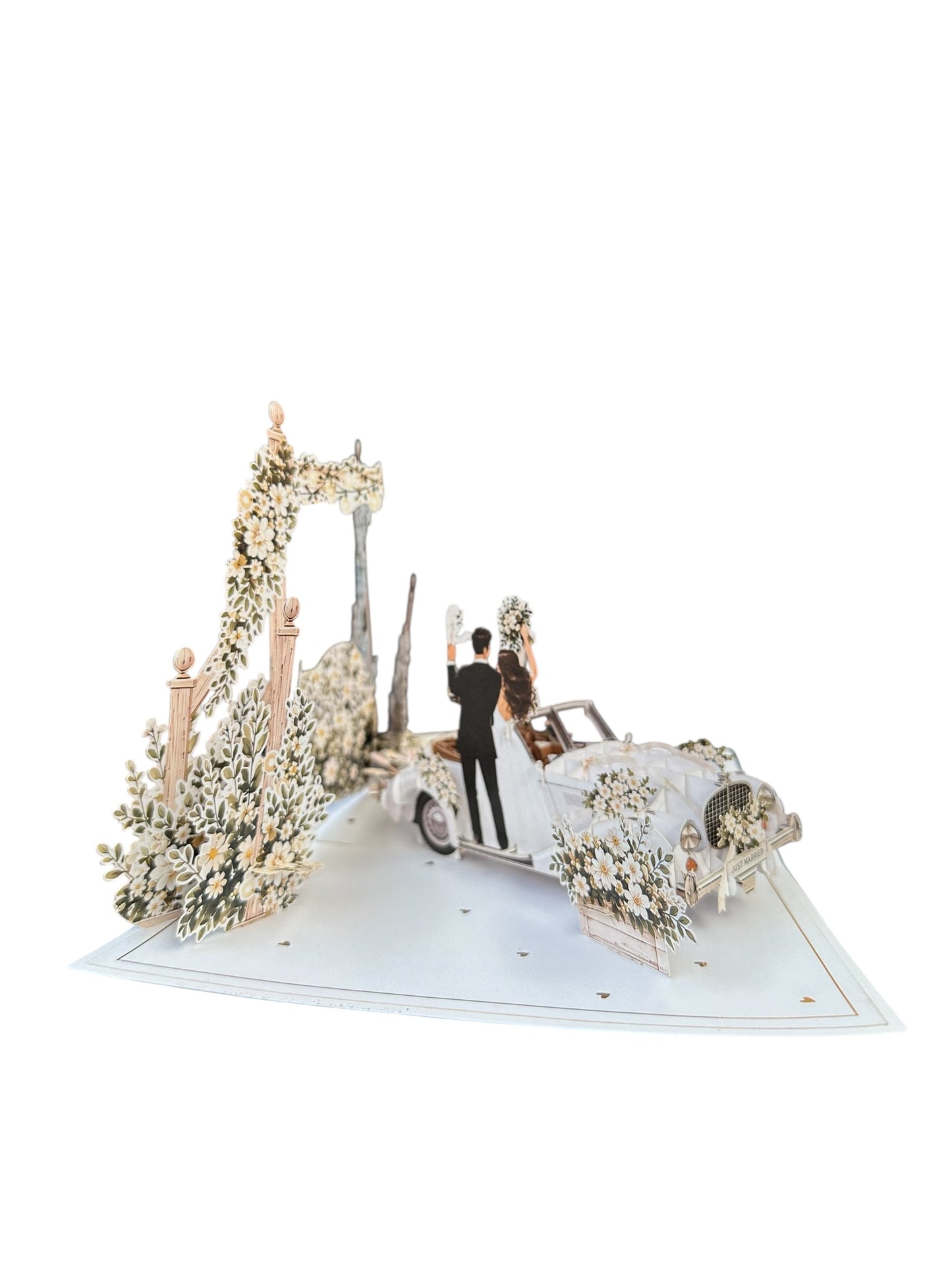 Wedding Car pop up card