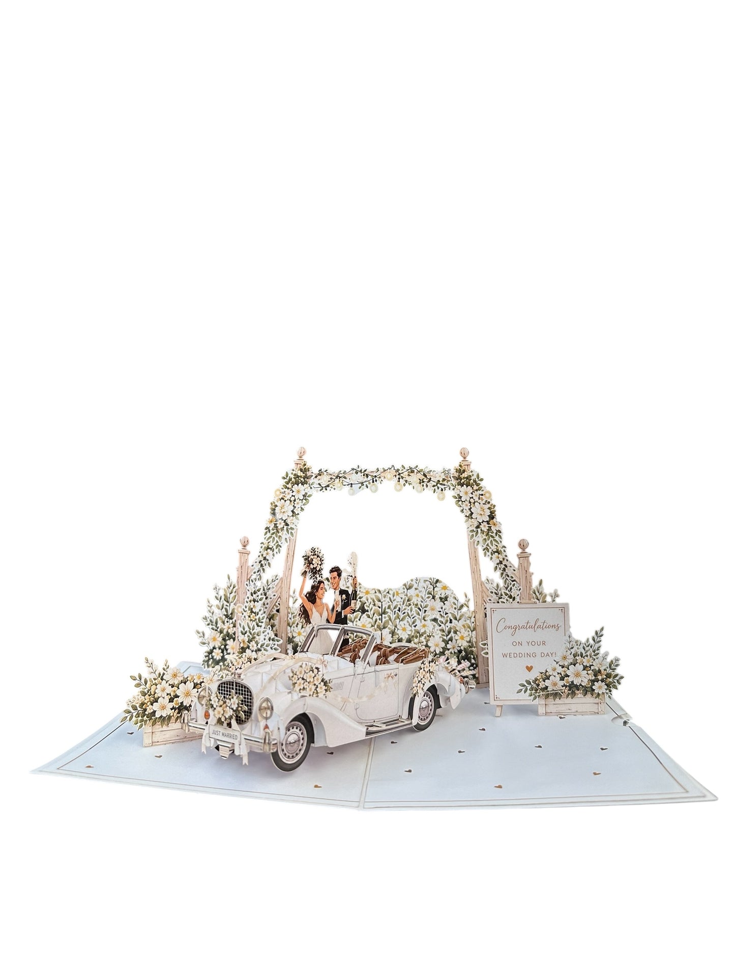 Wedding Car pop up card