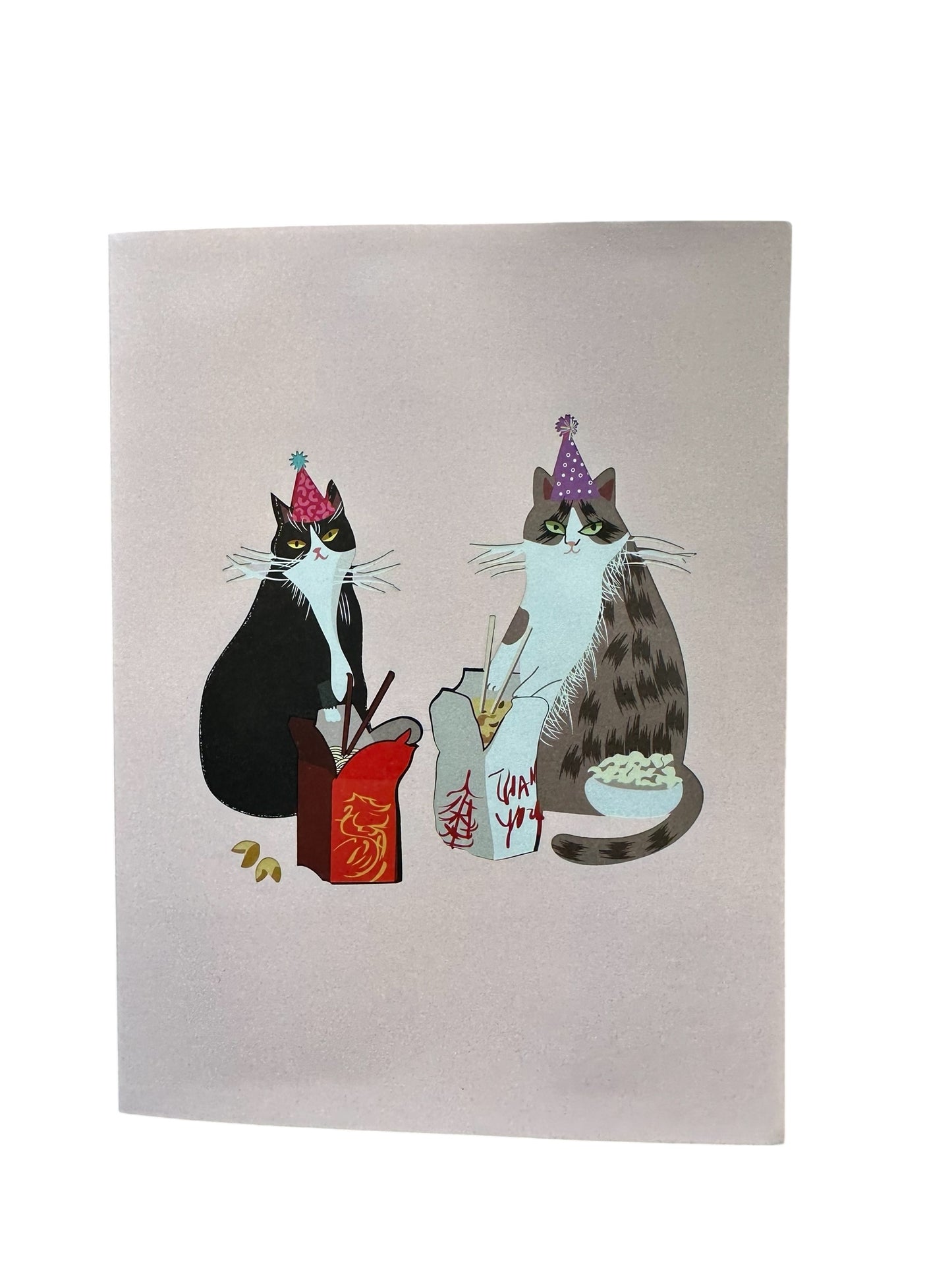 Cat Birthday  pop up card