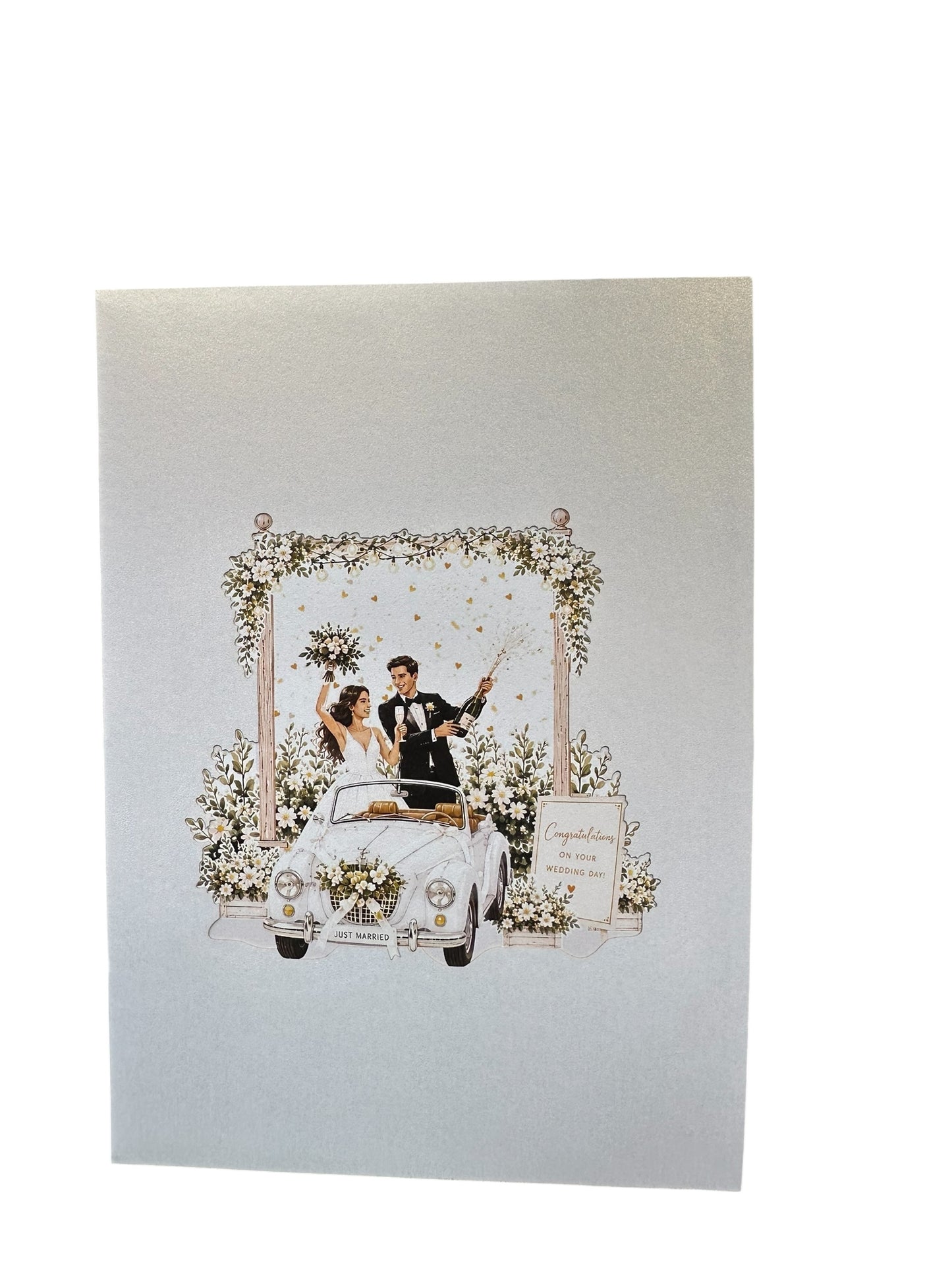 Wedding Car pop up card