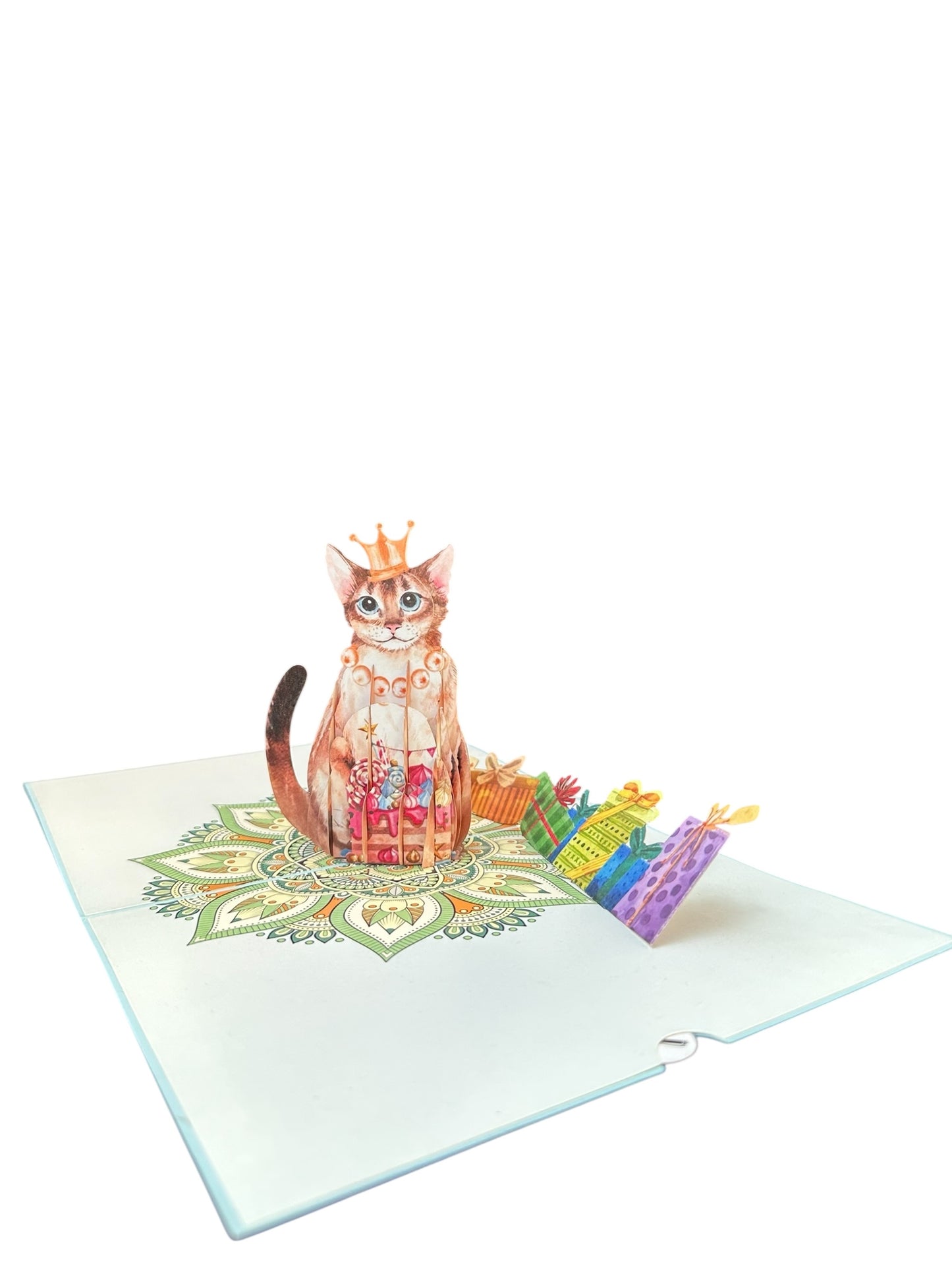 Cat  pop up card