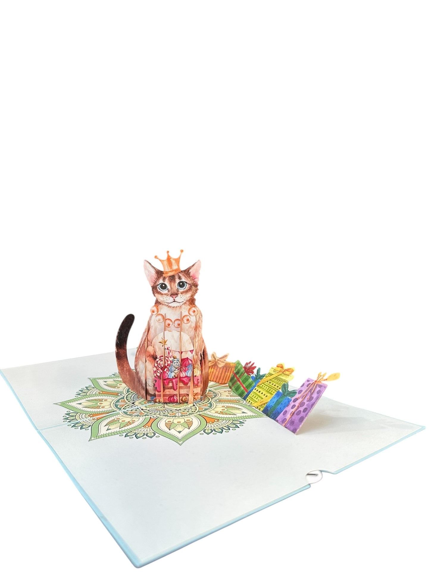 Cat  pop up card