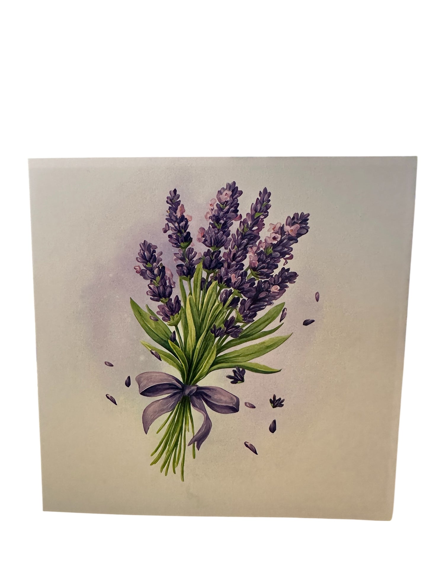 Lavender Pop Up Card
