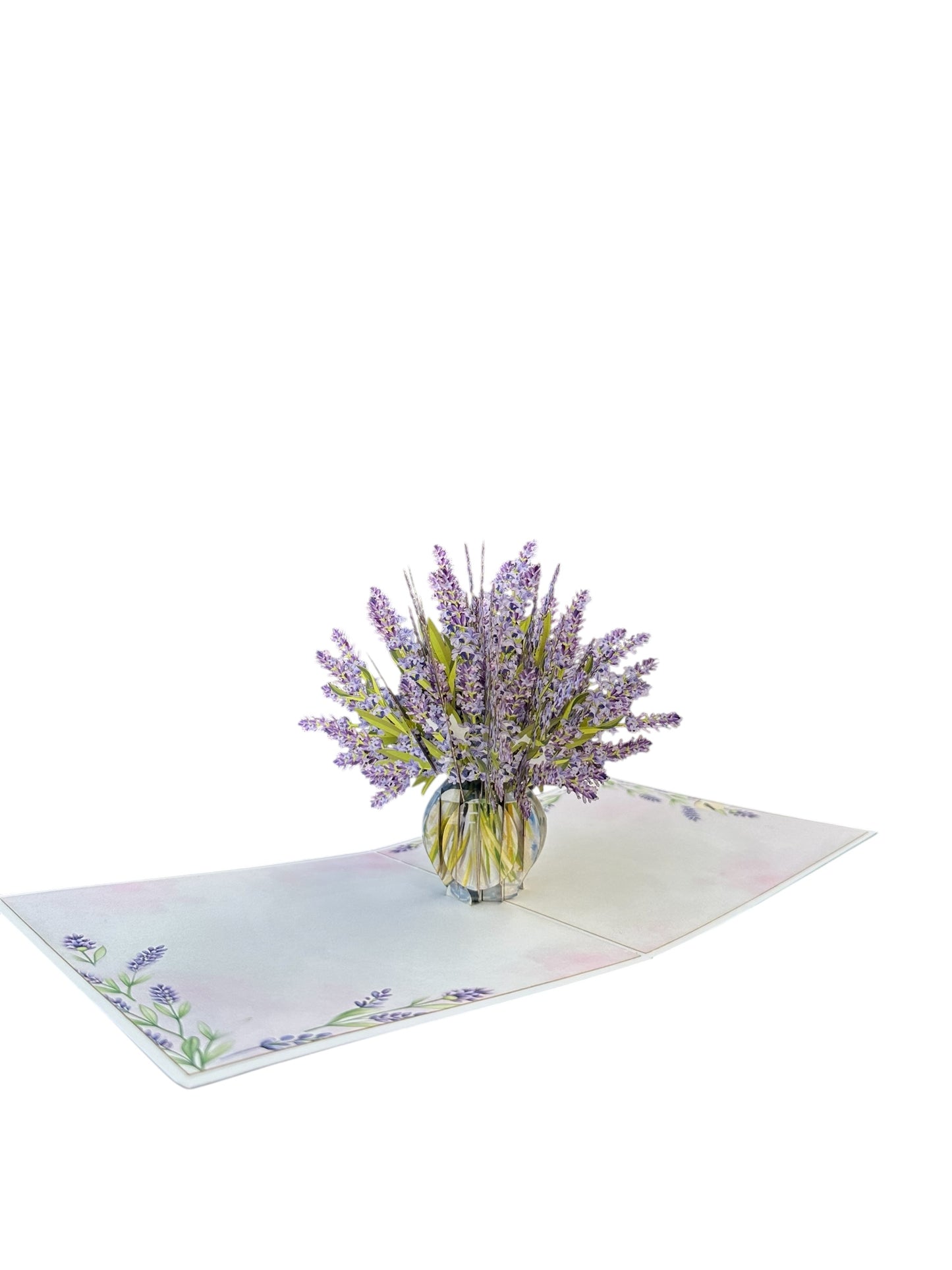 Lavender Pop Up Card