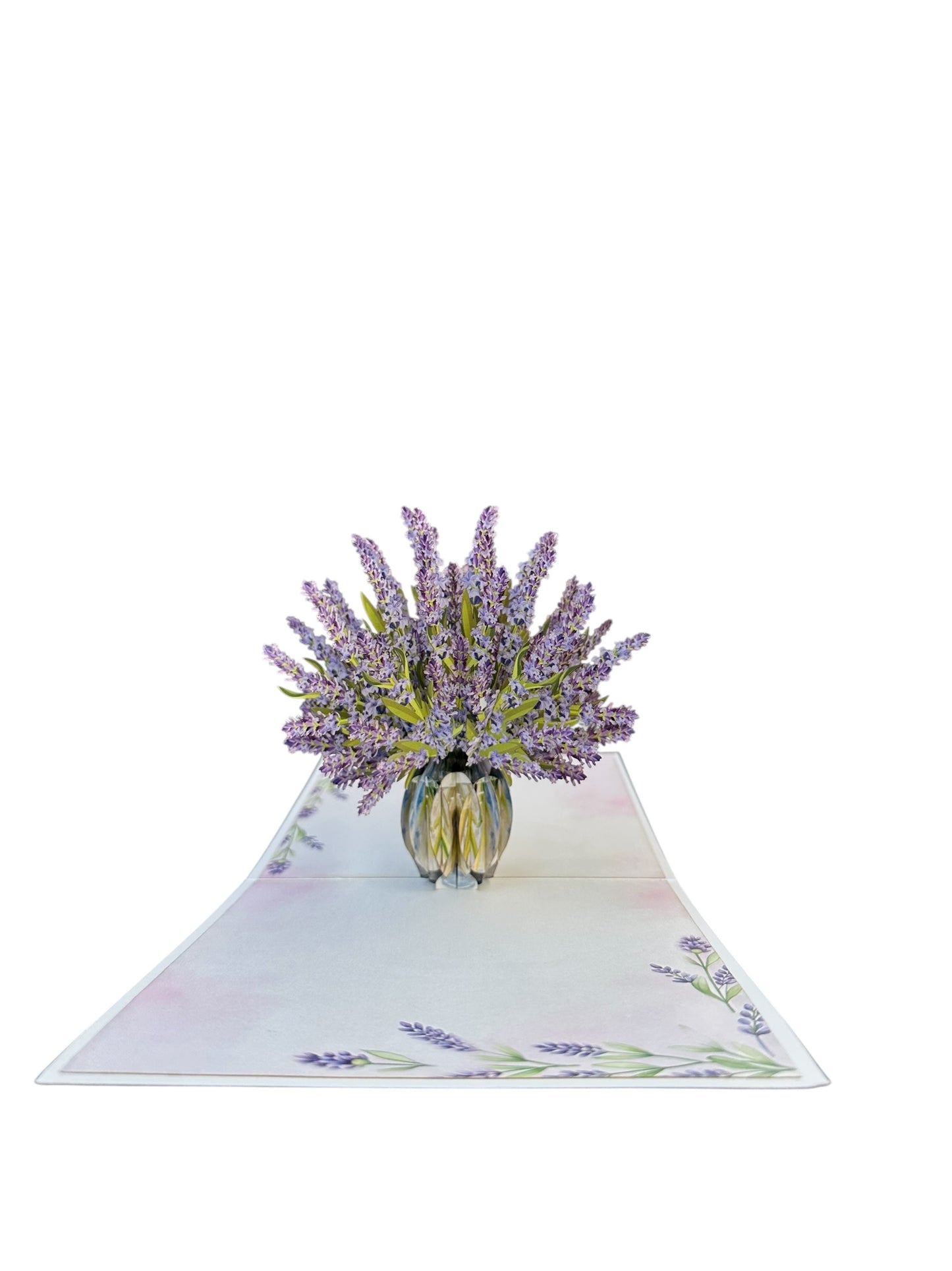 Lavender Pop Up Card
