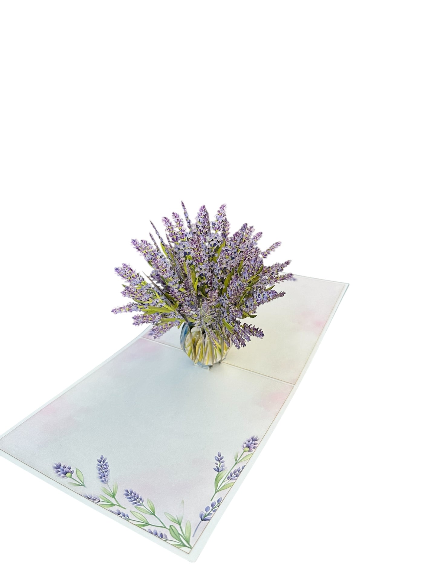 Lavender Pop Up Card