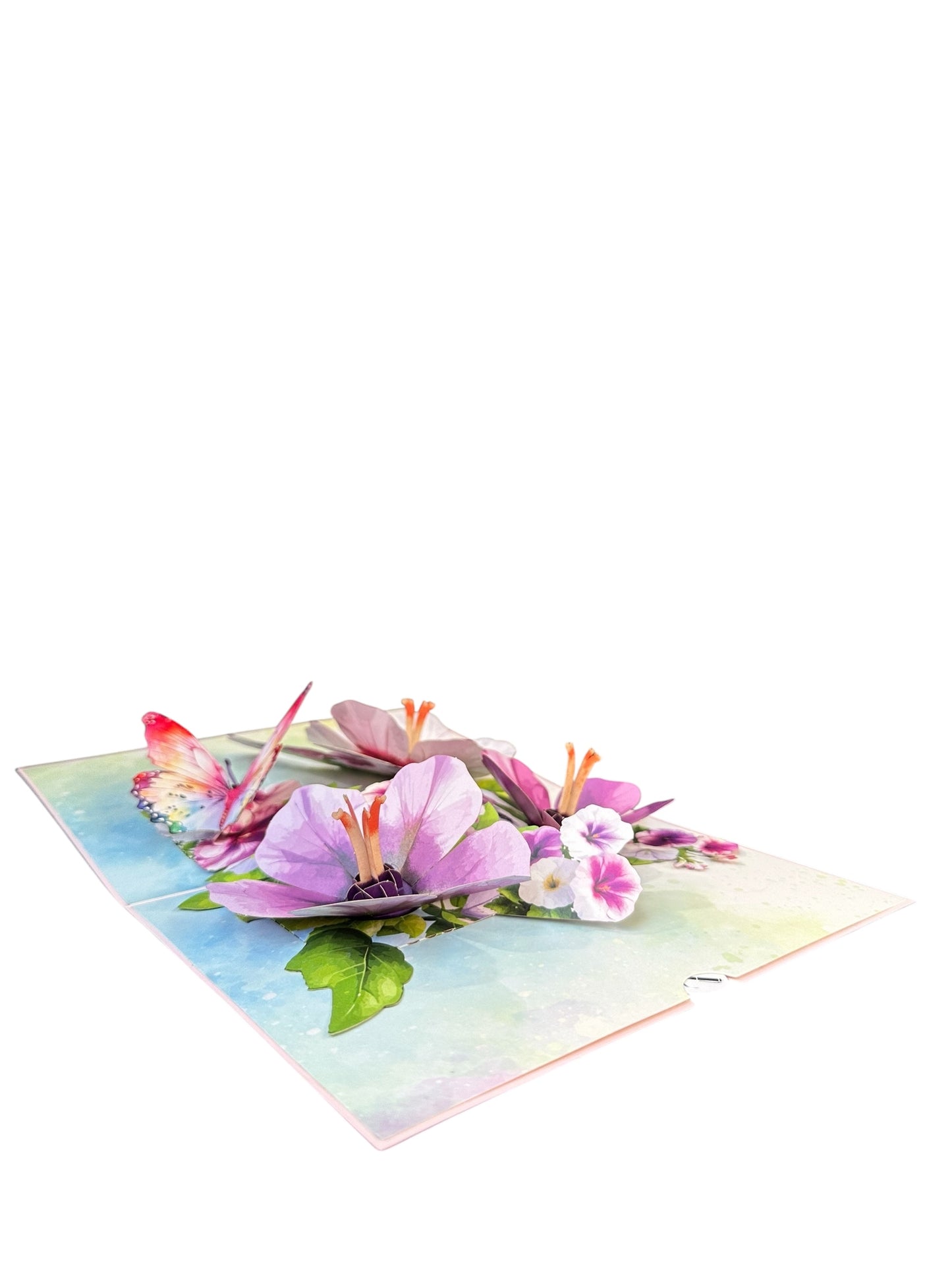 Petunias Flowers  Pop Up Card