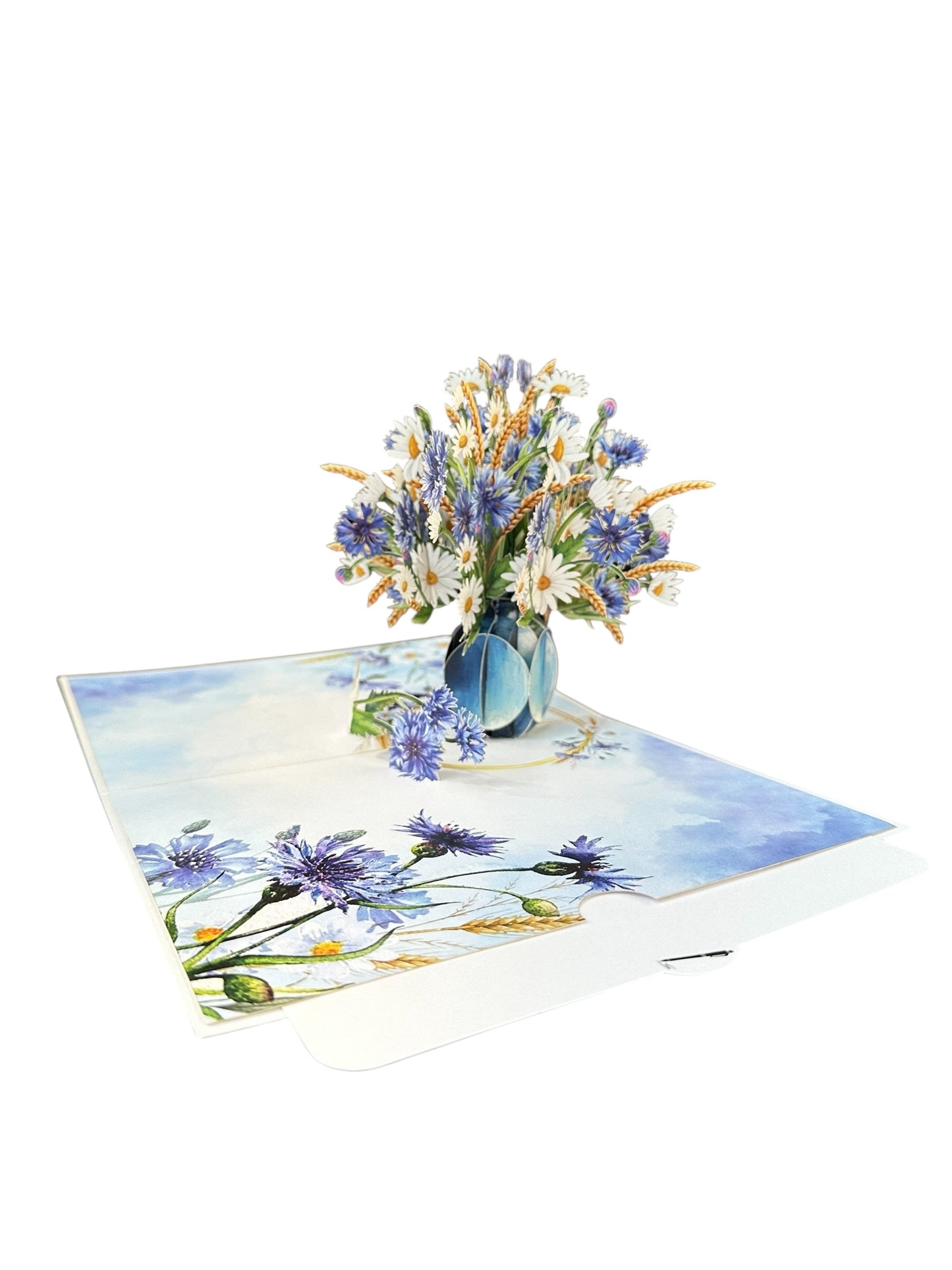 Cornflowers Pop Up Card