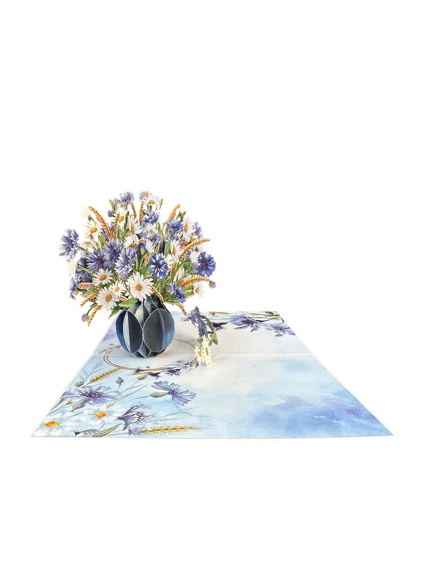 Cornflowers Pop Up Card