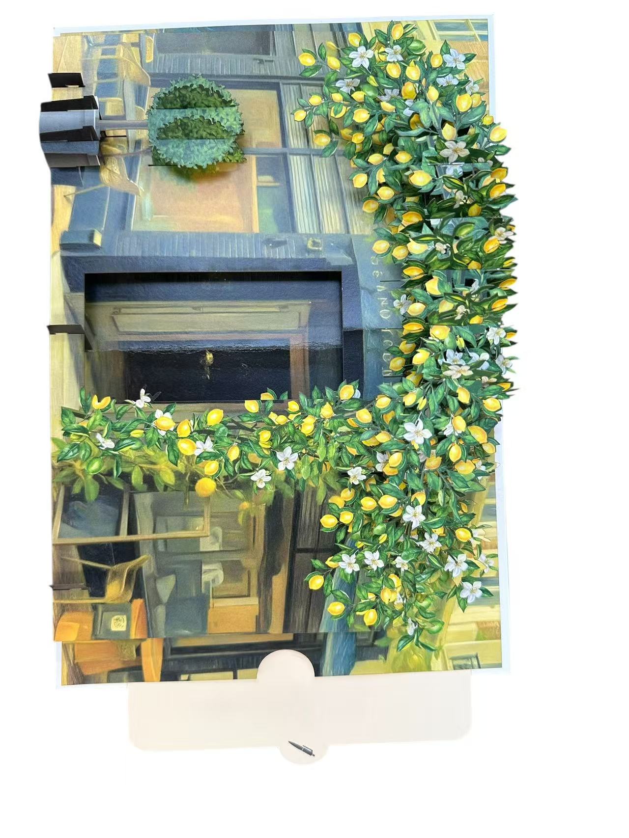 Lemon Cafe  Pop Up Card
