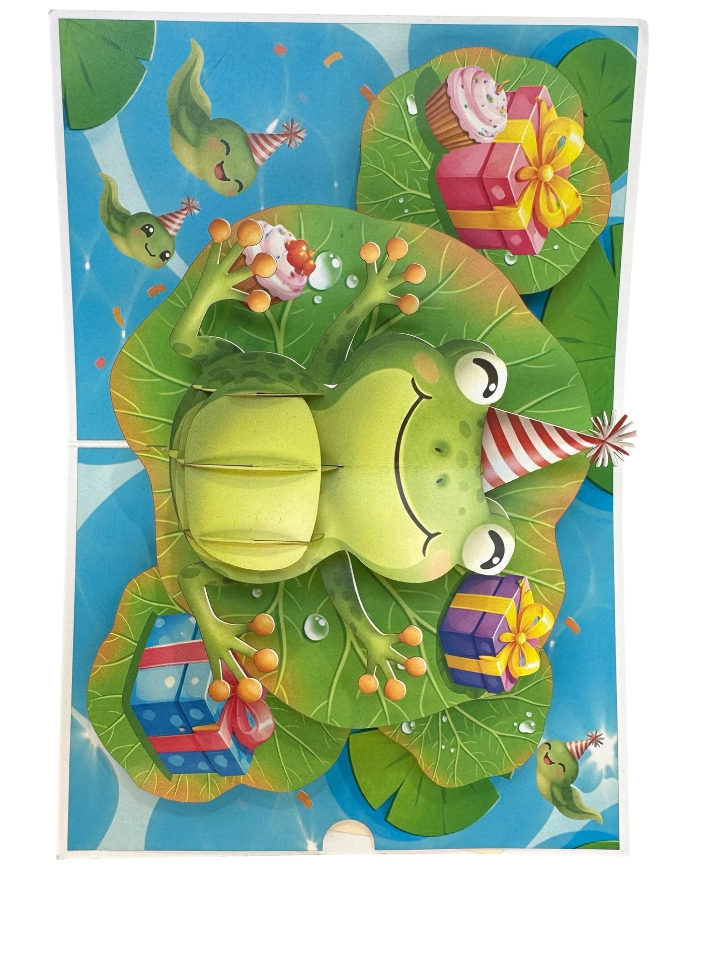 Birthday Frog Pop Up Card