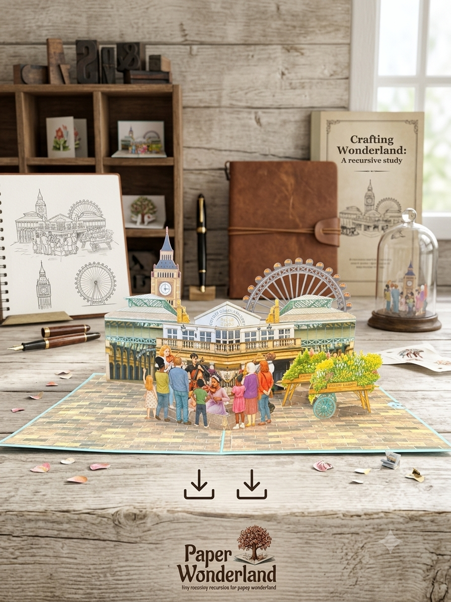 Covent Garden Pop Up Card